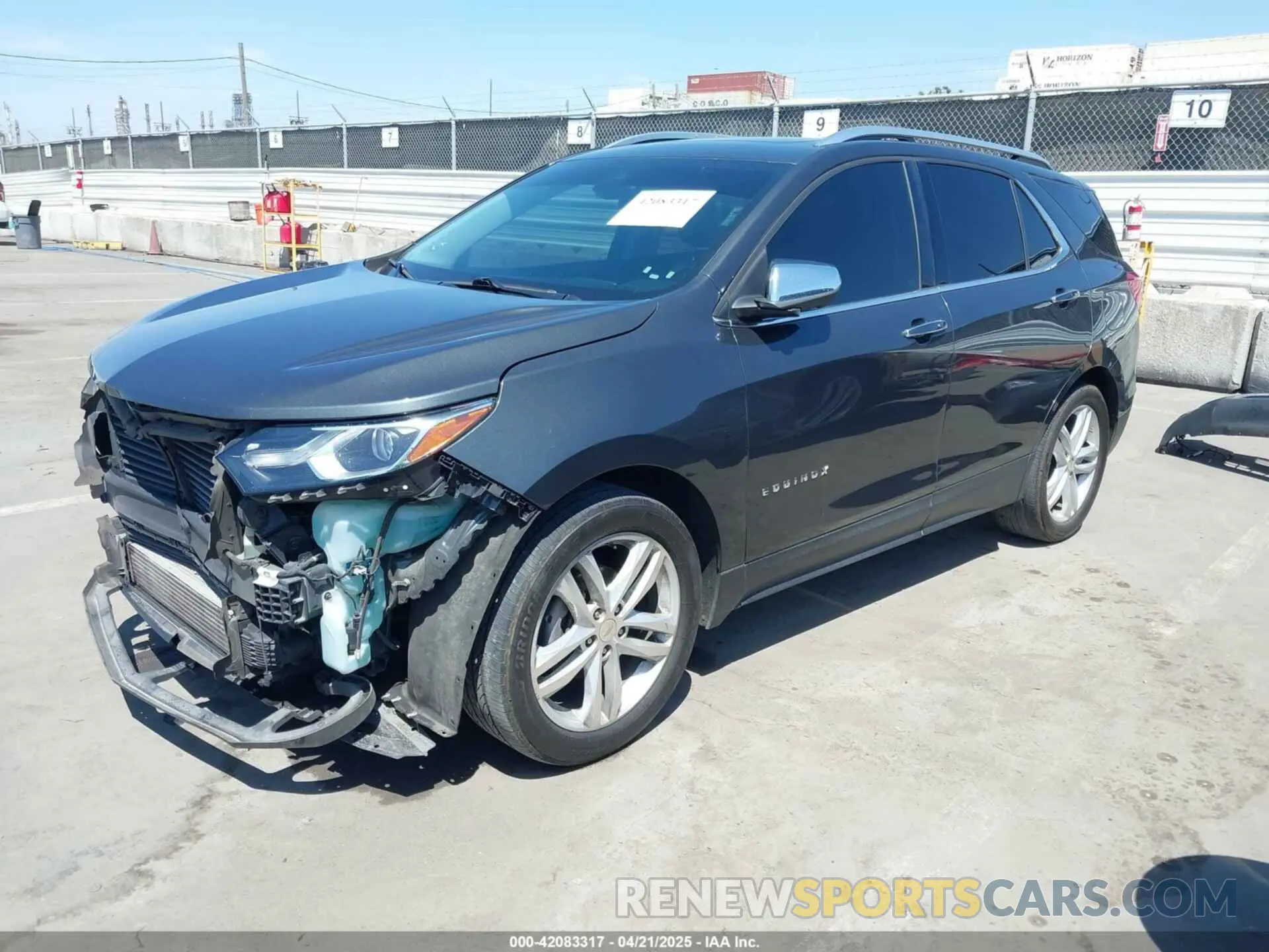 2 Photograph of a damaged car 3GNAXNEV0KS549069 CHEVROLET EQUINOX 2019