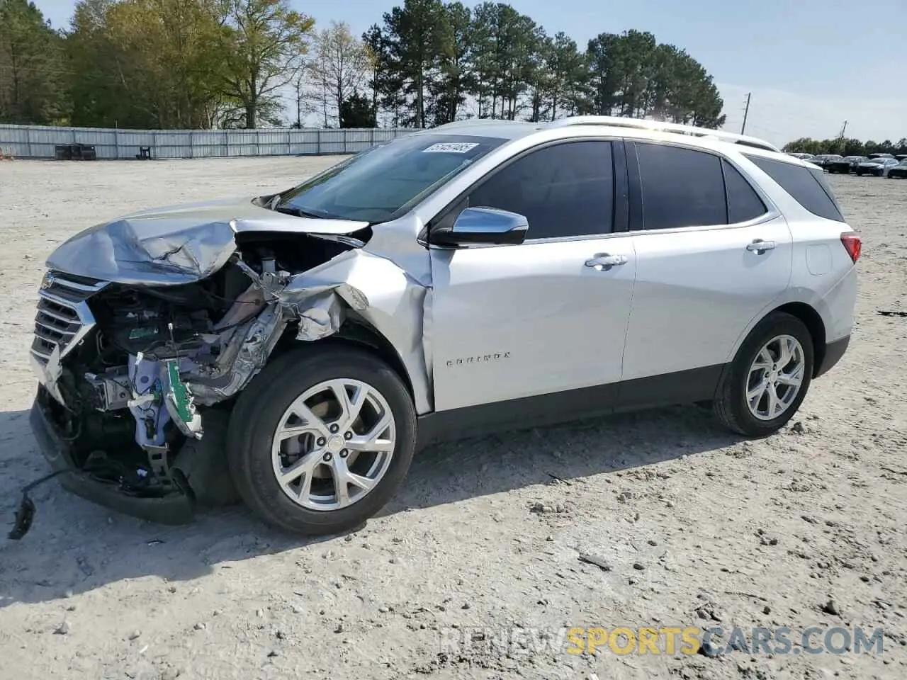 1 Photograph of a damaged car 3GNAXNEV2KS545332 CHEVROLET EQUINOX 2019