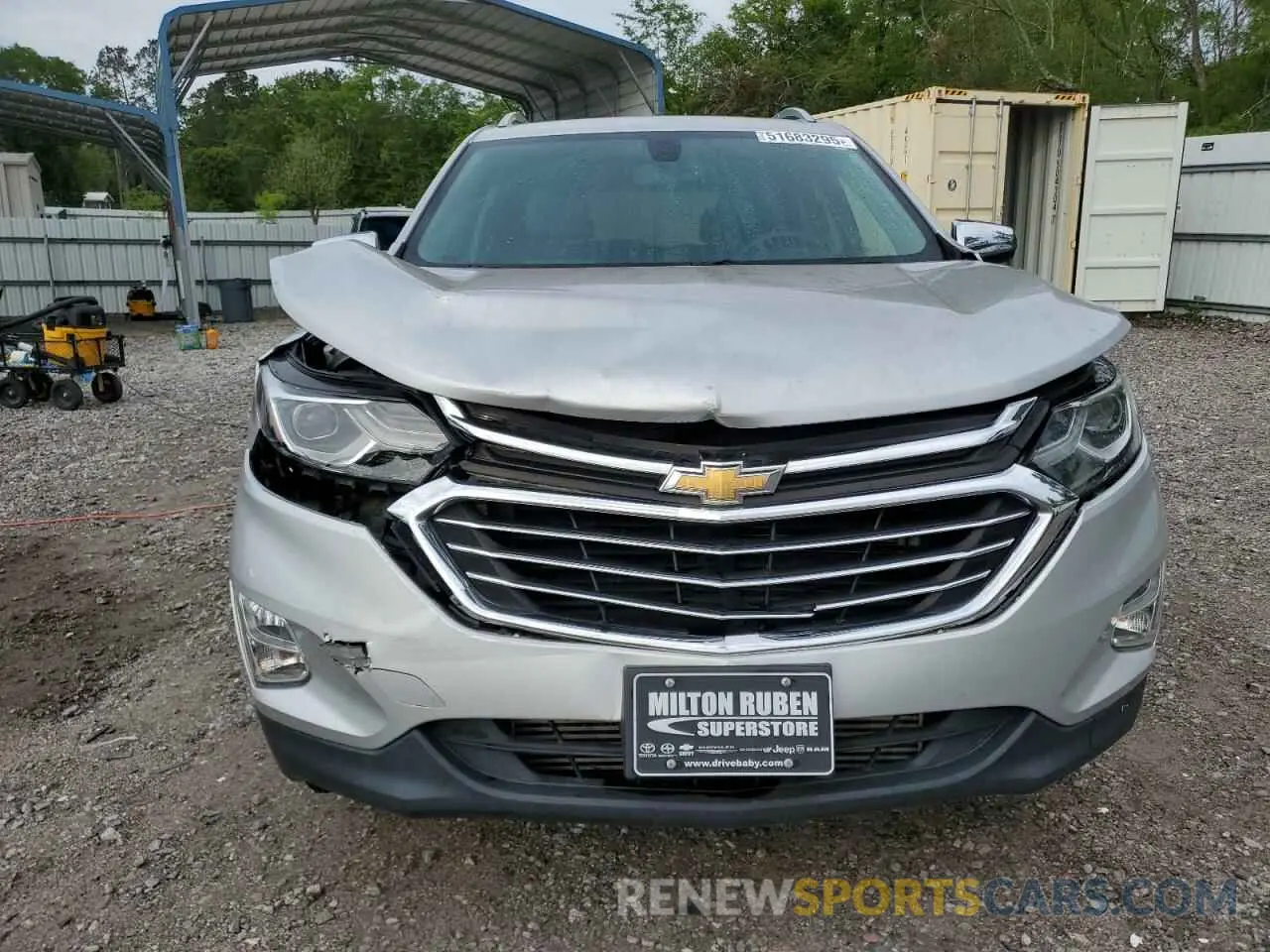 5 Photograph of a damaged car 3GNAXNEV6KL329705 CHEVROLET EQUINOX 2019