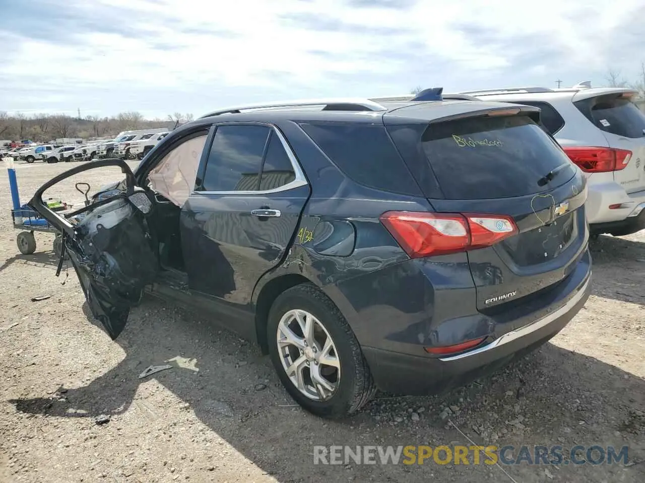 2 Photograph of a damaged car 3GNAXNEV6KS511085 CHEVROLET EQUINOX 2019