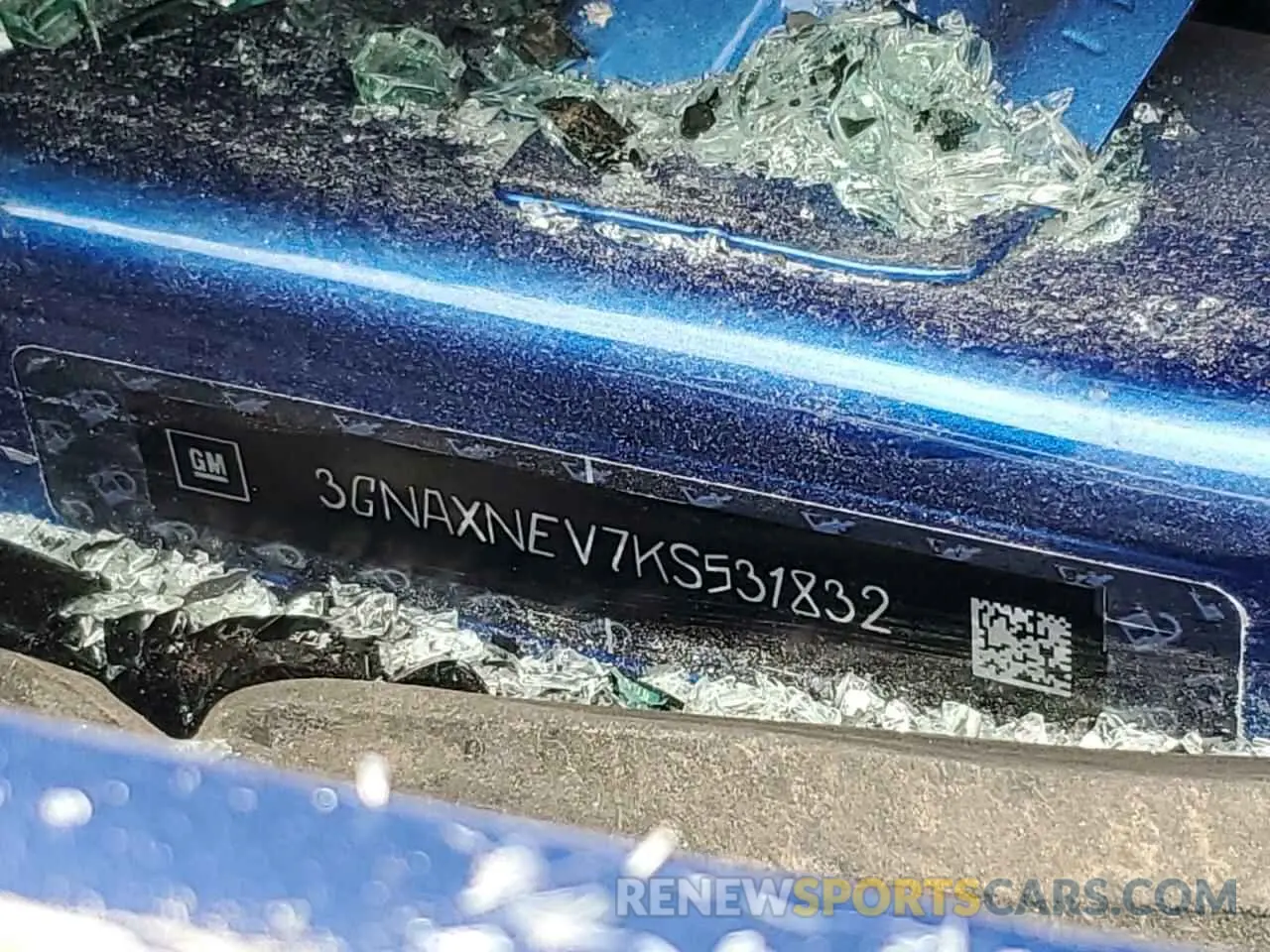12 Photograph of a damaged car 3GNAXNEV7KS531832 CHEVROLET EQUINOX 2019