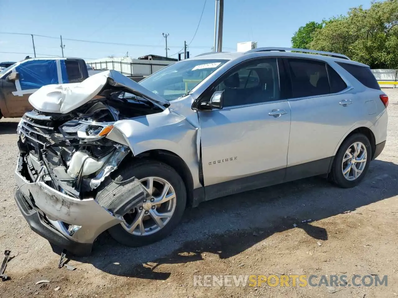 1 Photograph of a damaged car 3GNAXNEV9KS566386 CHEVROLET EQUINOX 2019