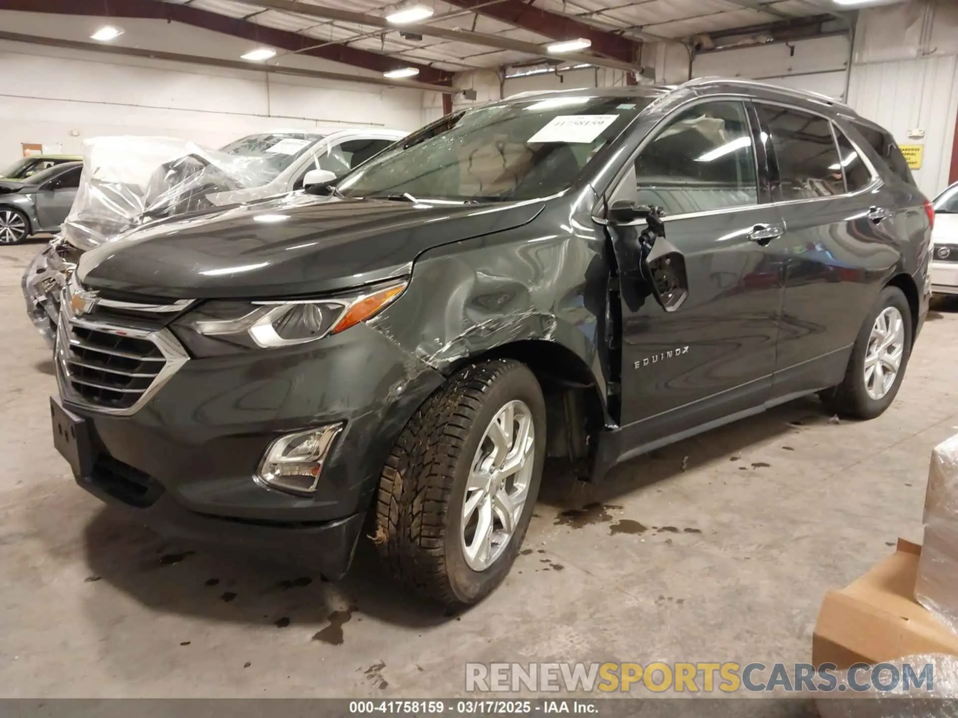 2 Photograph of a damaged car 3GNAXNEV9KS611651 CHEVROLET EQUINOX 2019