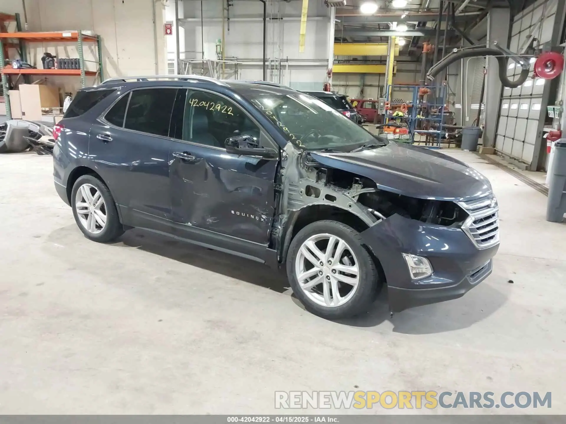 1 Photograph of a damaged car 3GNAXNEVXKS500672 CHEVROLET EQUINOX 2019