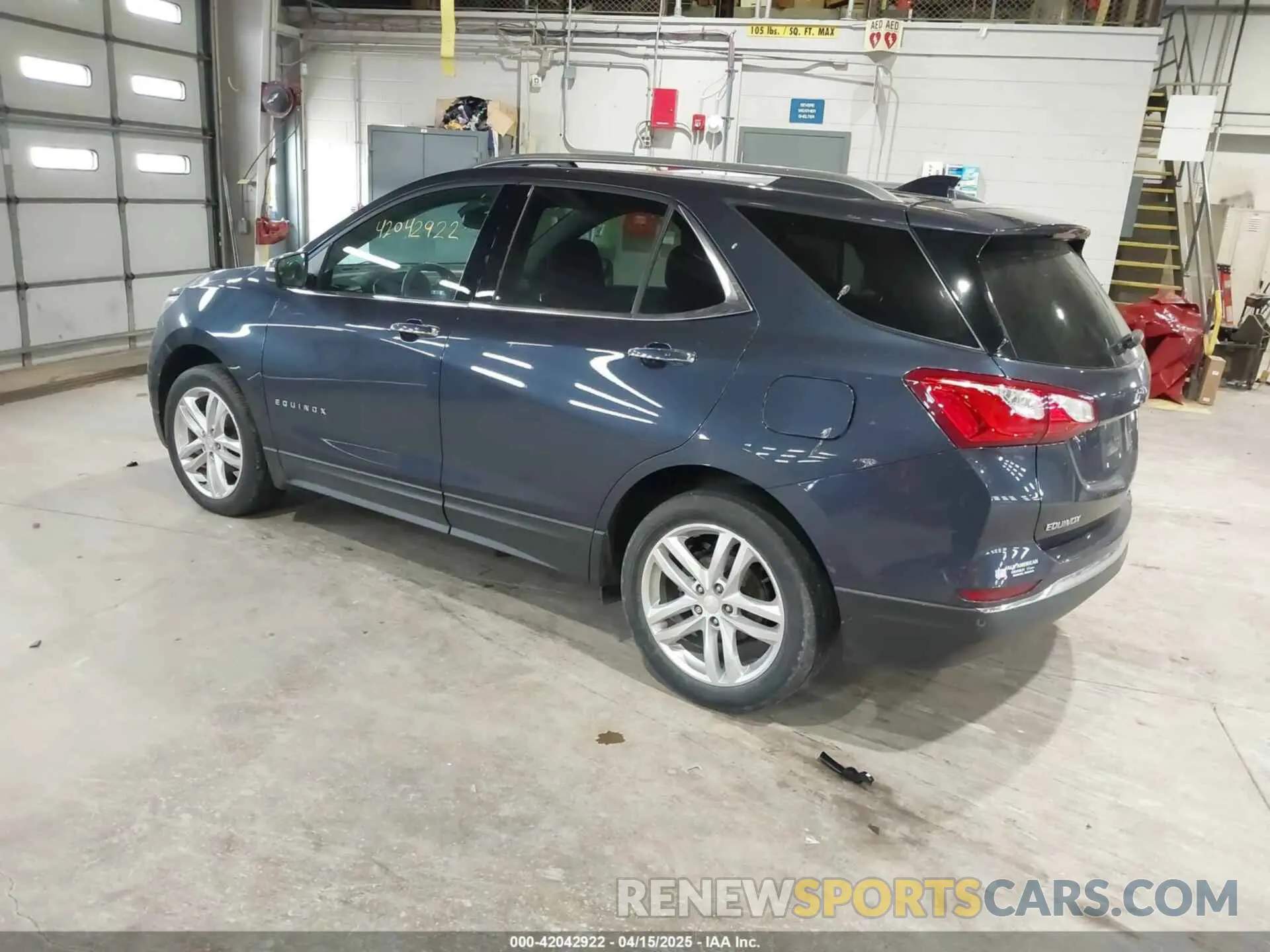 3 Photograph of a damaged car 3GNAXNEVXKS500672 CHEVROLET EQUINOX 2019