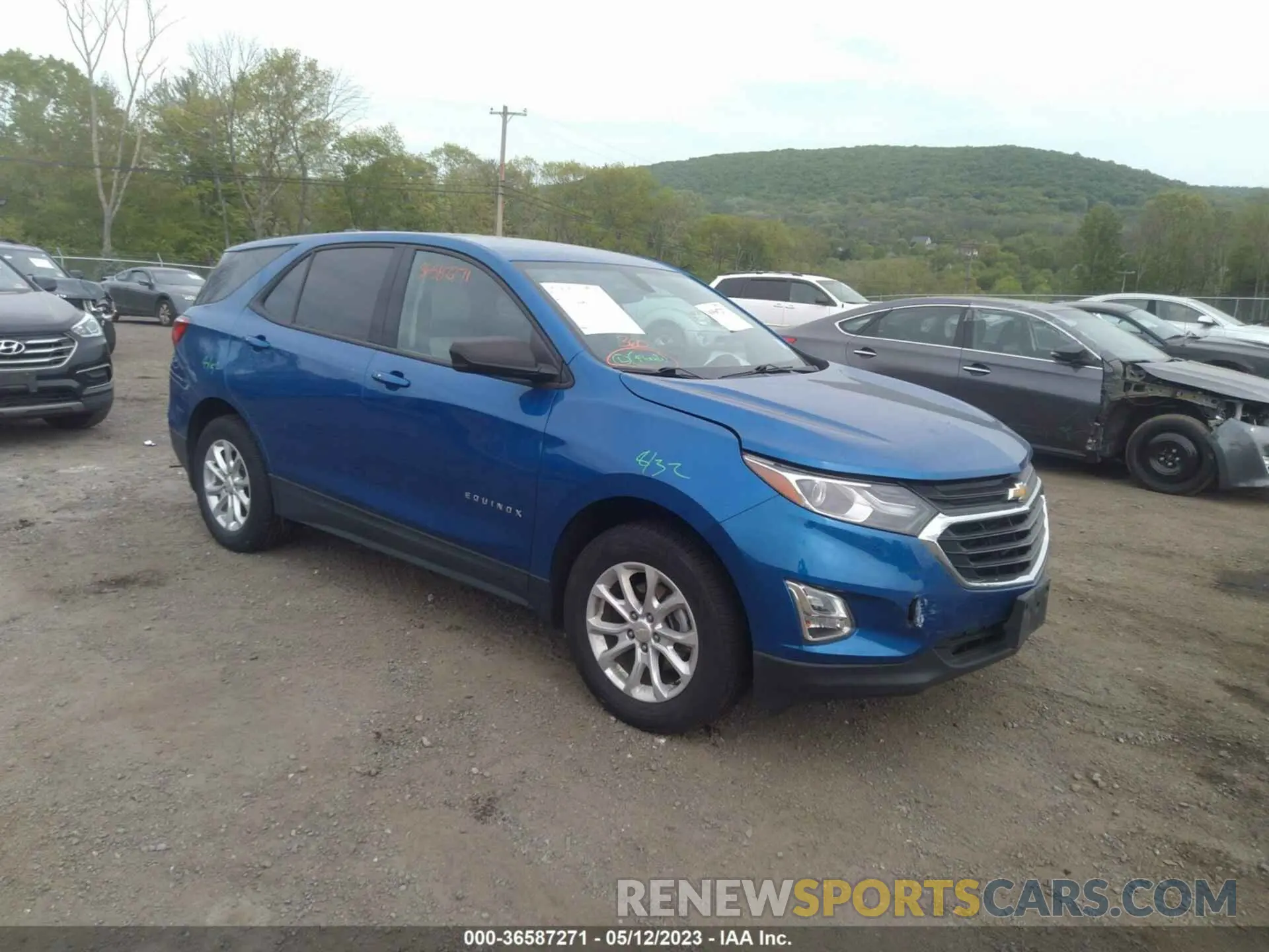1 Photograph of a damaged car 3GNAXSEV1KS509789 CHEVROLET EQUINOX 2019