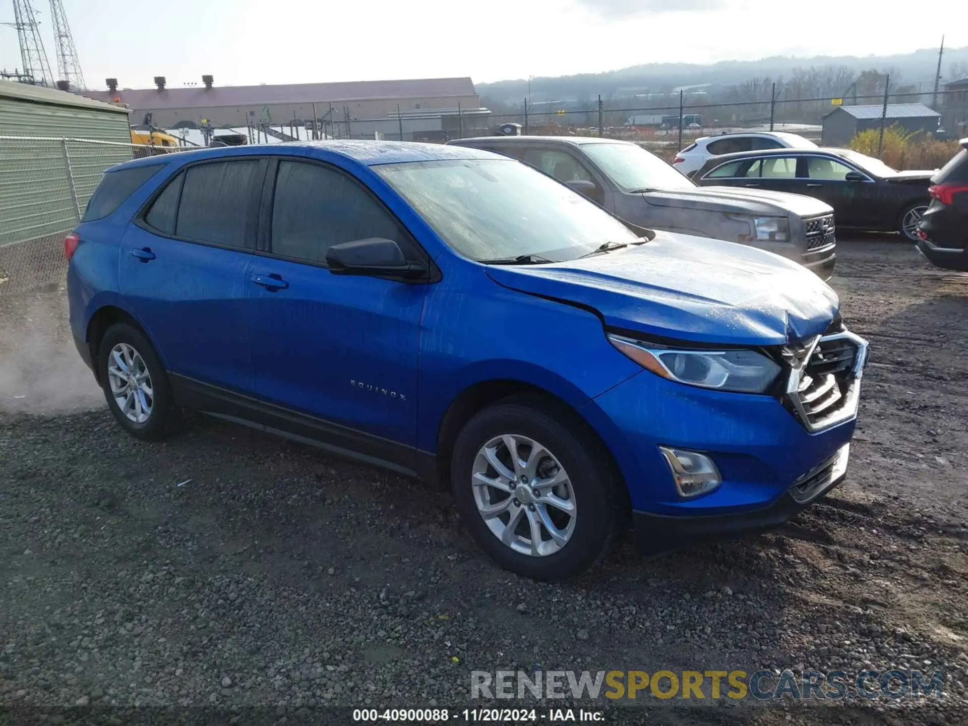 1 Photograph of a damaged car 3GNAXSEV1KS521666 CHEVROLET EQUINOX 2019