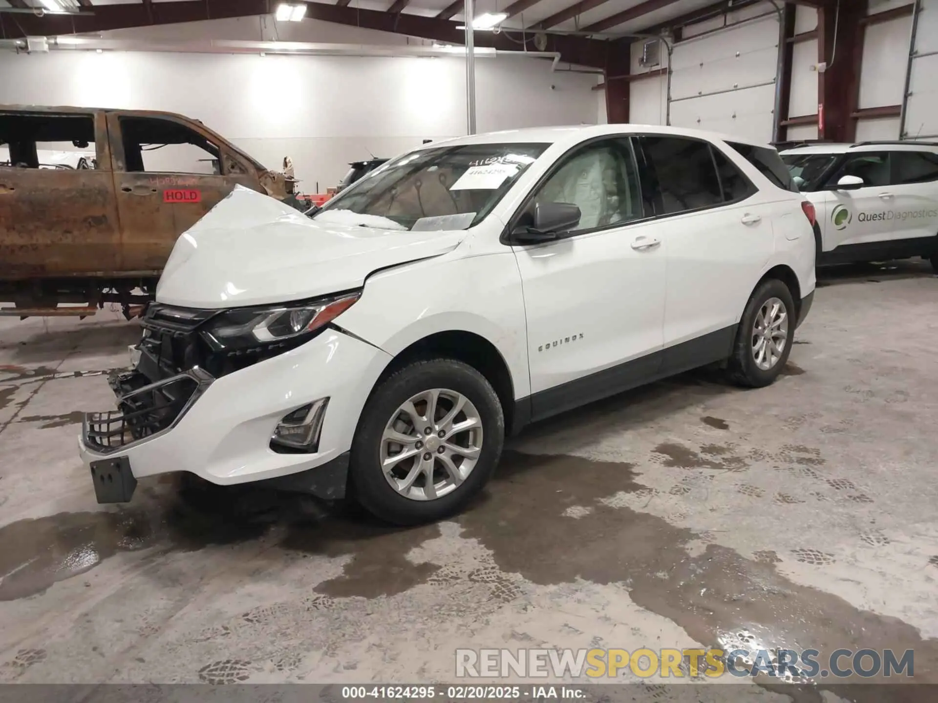 2 Photograph of a damaged car 3GNAXSEV4KS615346 CHEVROLET EQUINOX 2019