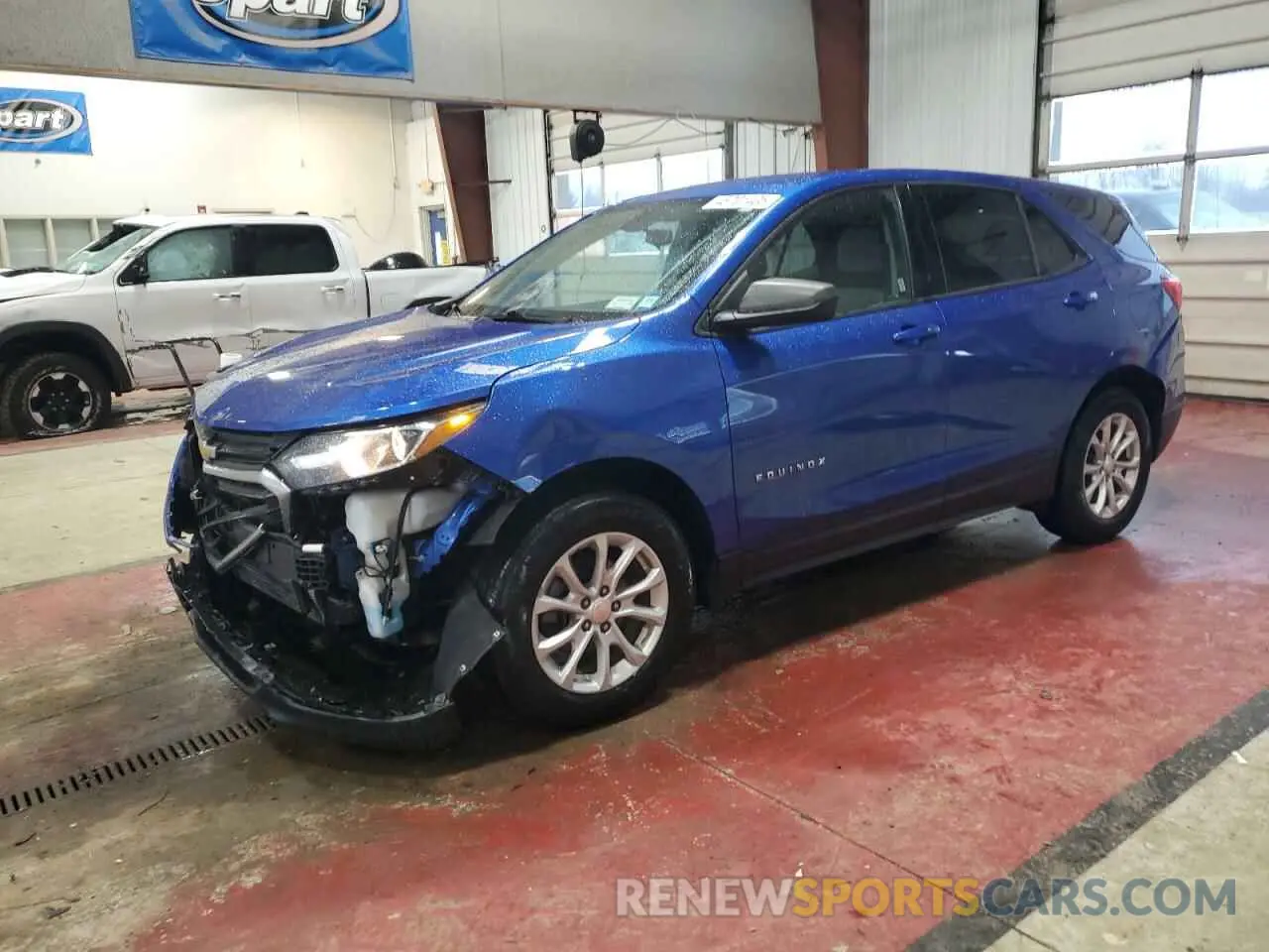 1 Photograph of a damaged car 3GNAXSEV7KS535720 CHEVROLET EQUINOX 2019