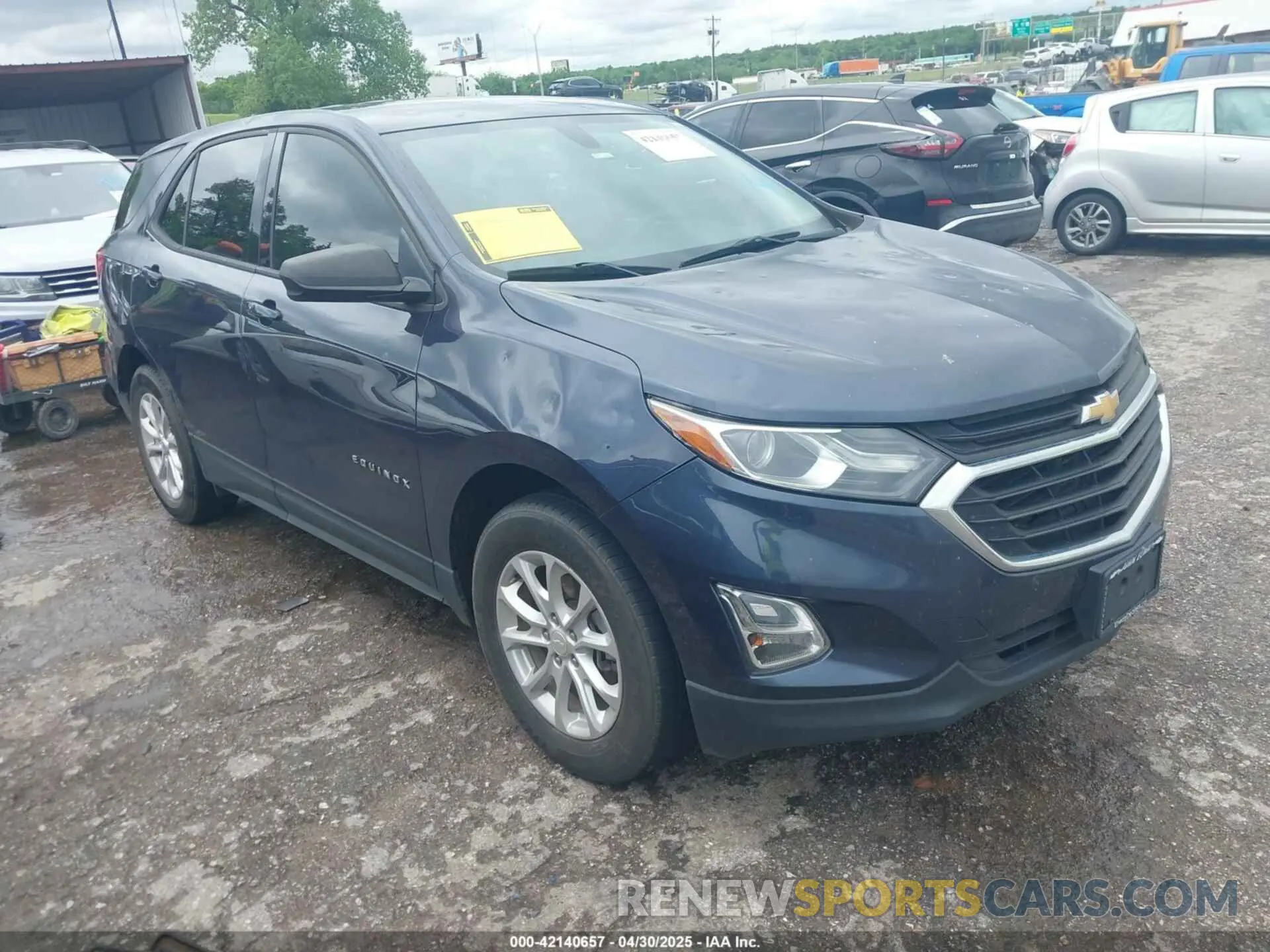 1 Photograph of a damaged car 3GNAXSEV8KL236425 CHEVROLET EQUINOX 2019