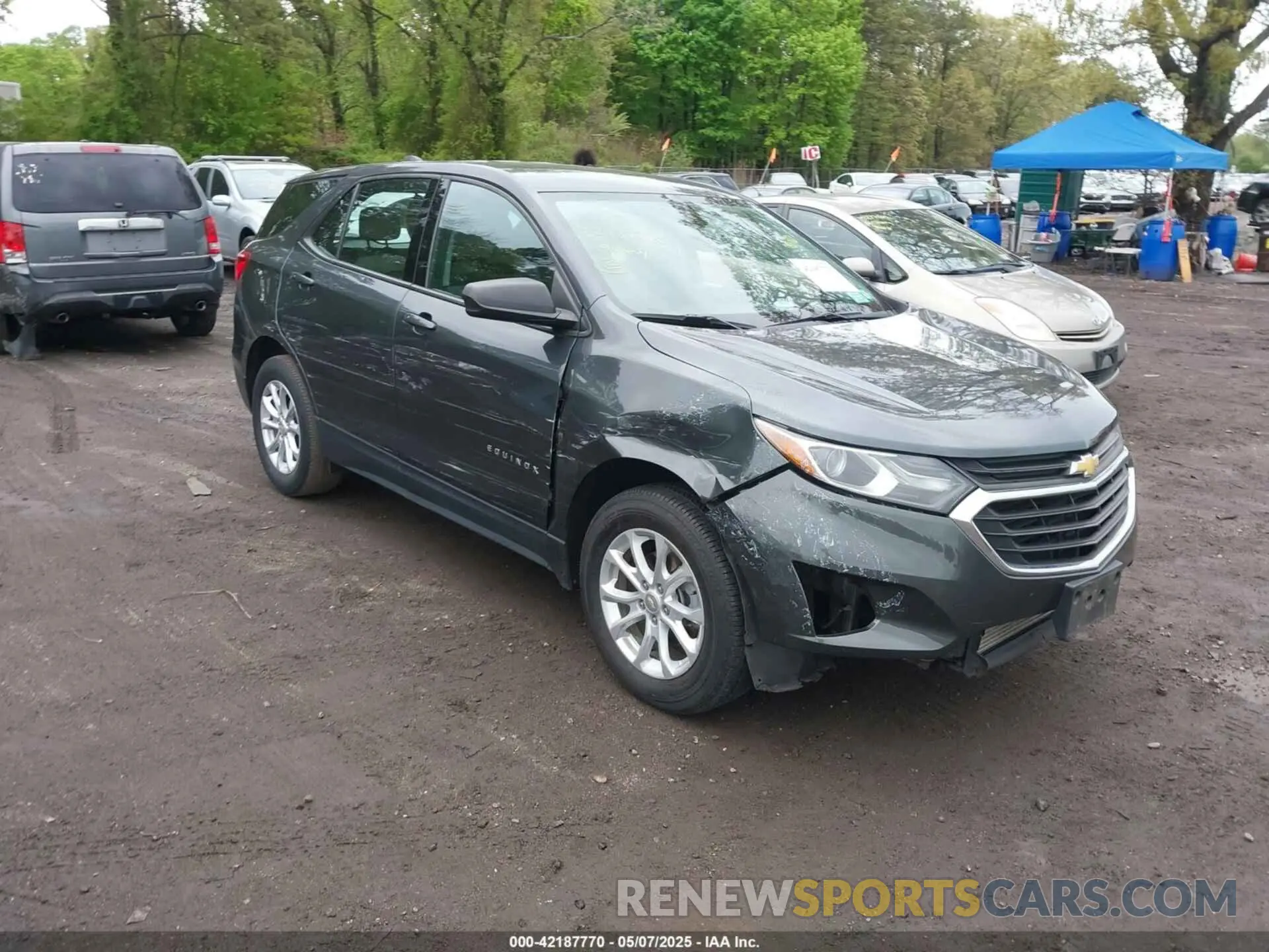 1 Photograph of a damaged car 3GNAXSEV9KS678569 CHEVROLET EQUINOX 2019