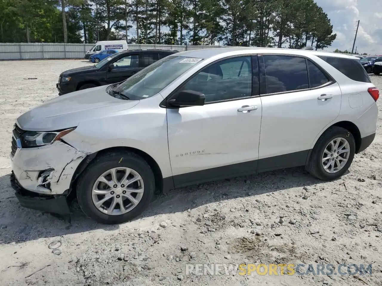 1 Photograph of a damaged car 3GNAXSEVXKS632734 CHEVROLET EQUINOX 2019