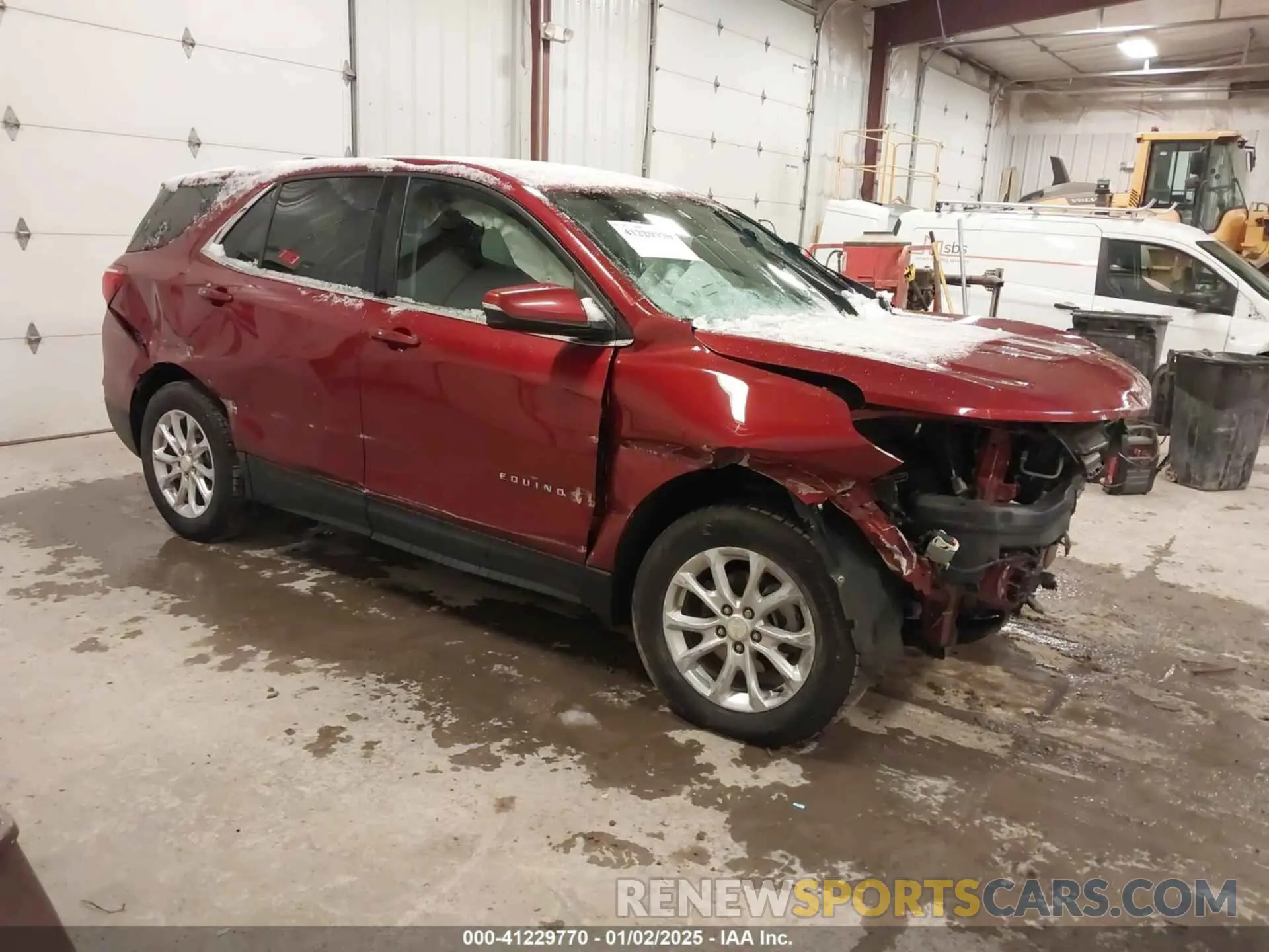 1 Photograph of a damaged car 3GNAXTEV9KS627692 CHEVROLET EQUINOX 2019