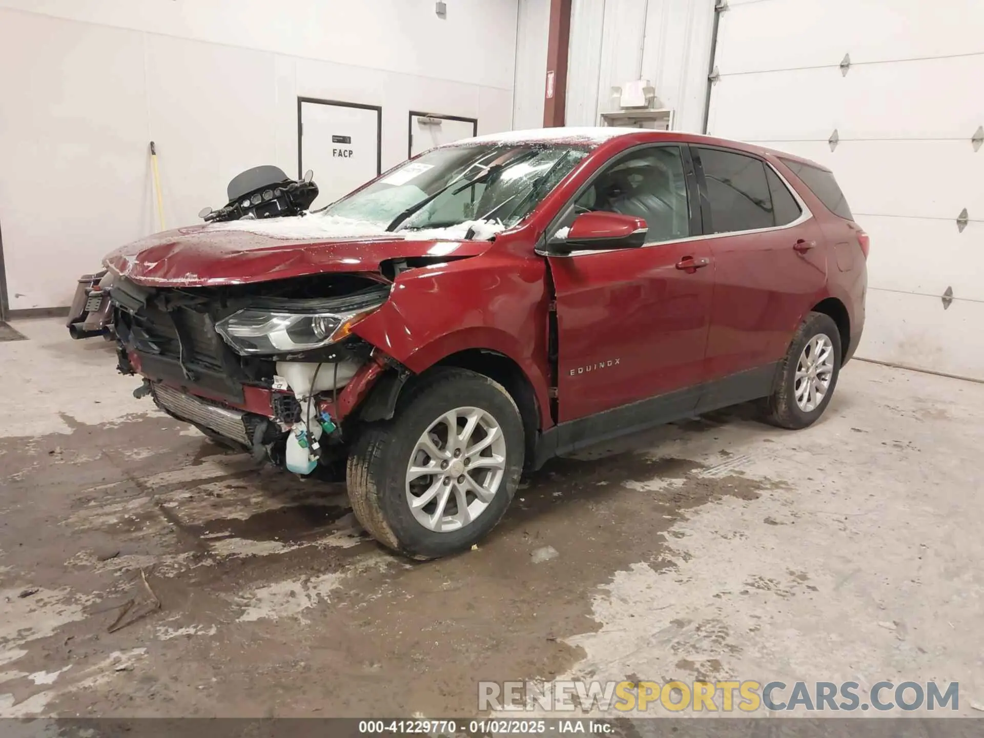 2 Photograph of a damaged car 3GNAXTEV9KS627692 CHEVROLET EQUINOX 2019