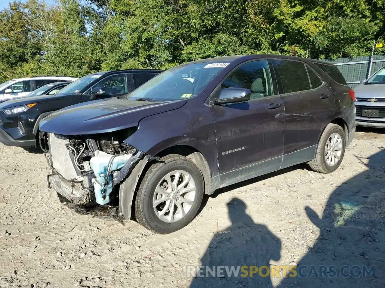 1 Photograph of a damaged car 3GNAXUEV0KL283895 CHEVROLET EQUINOX 2019