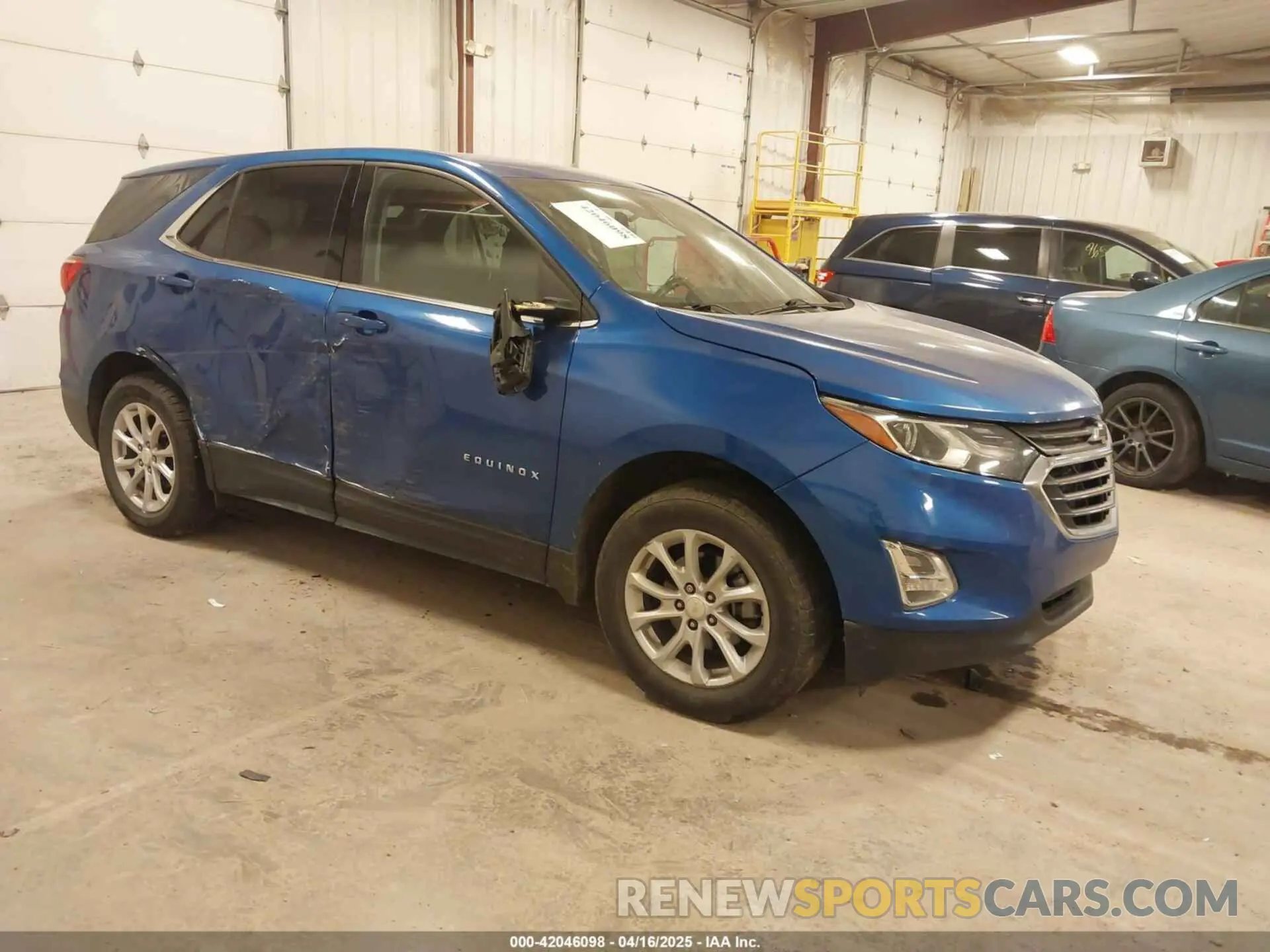 1 Photograph of a damaged car 3GNAXUEV2KS512051 CHEVROLET EQUINOX 2019