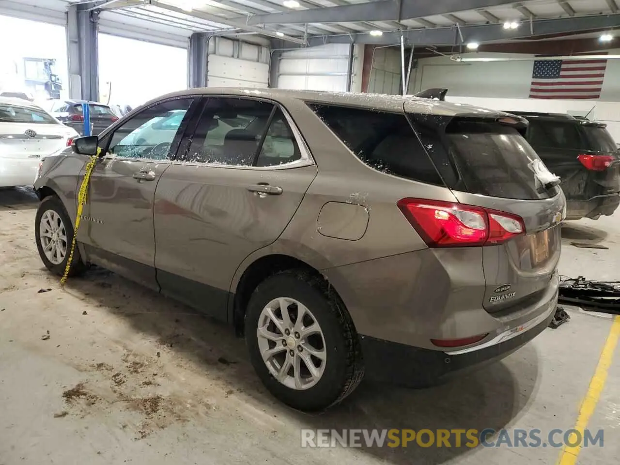 2 Photograph of a damaged car 3GNAXUEV3KS573232 CHEVROLET EQUINOX 2019