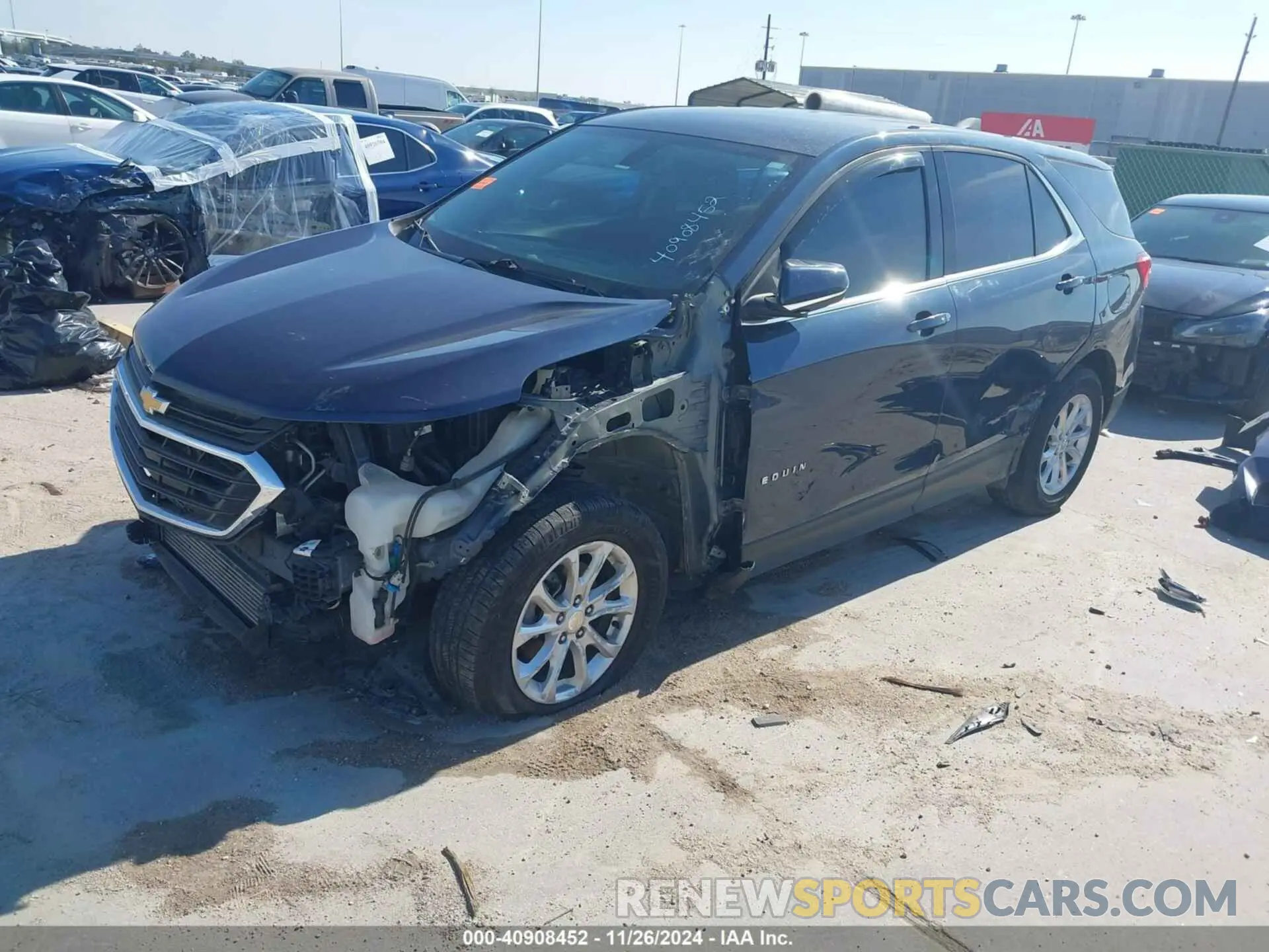 2 Photograph of a damaged car 3GNAXUEV4KS515873 CHEVROLET EQUINOX 2019