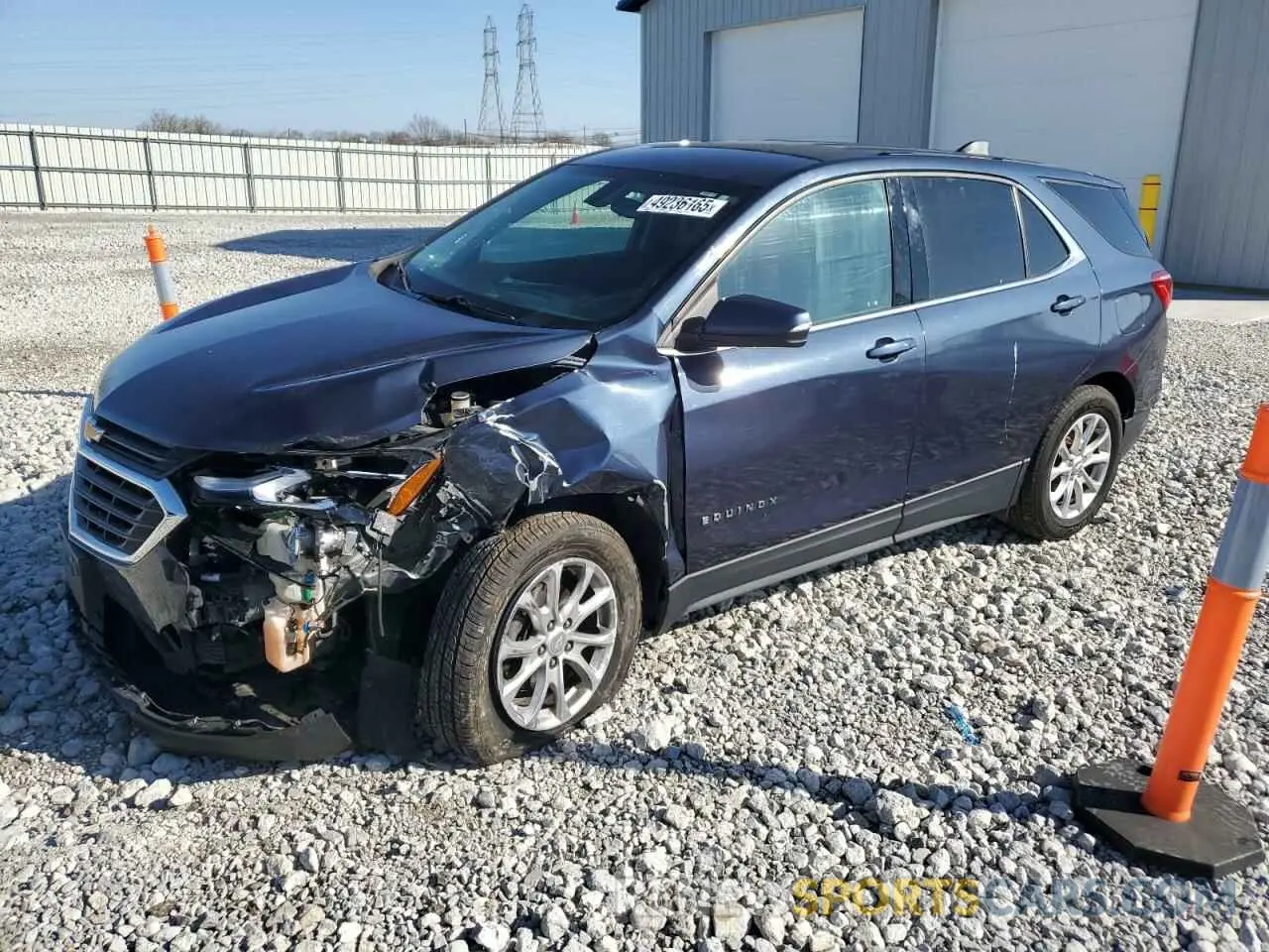 1 Photograph of a damaged car 3GNAXUEV5KS502968 CHEVROLET EQUINOX 2019