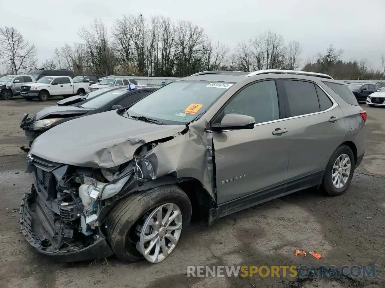 1 Photograph of a damaged car 3GNAXUEV5KS528776 CHEVROLET EQUINOX 2019