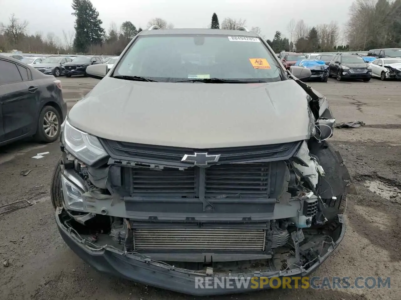 5 Photograph of a damaged car 3GNAXUEV5KS528776 CHEVROLET EQUINOX 2019