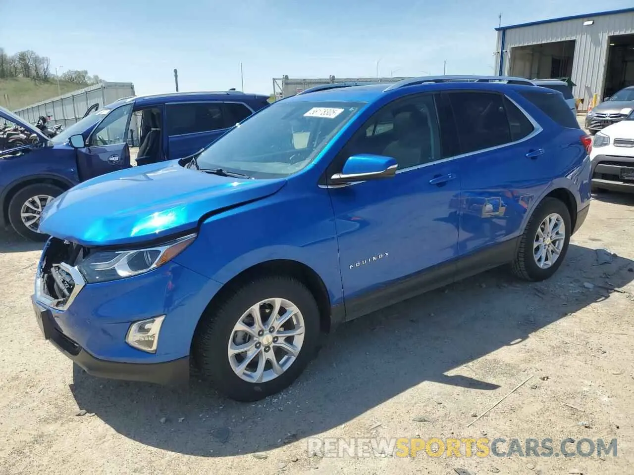 1 Photograph of a damaged car 3GNAXUEV5KS584233 CHEVROLET EQUINOX 2019