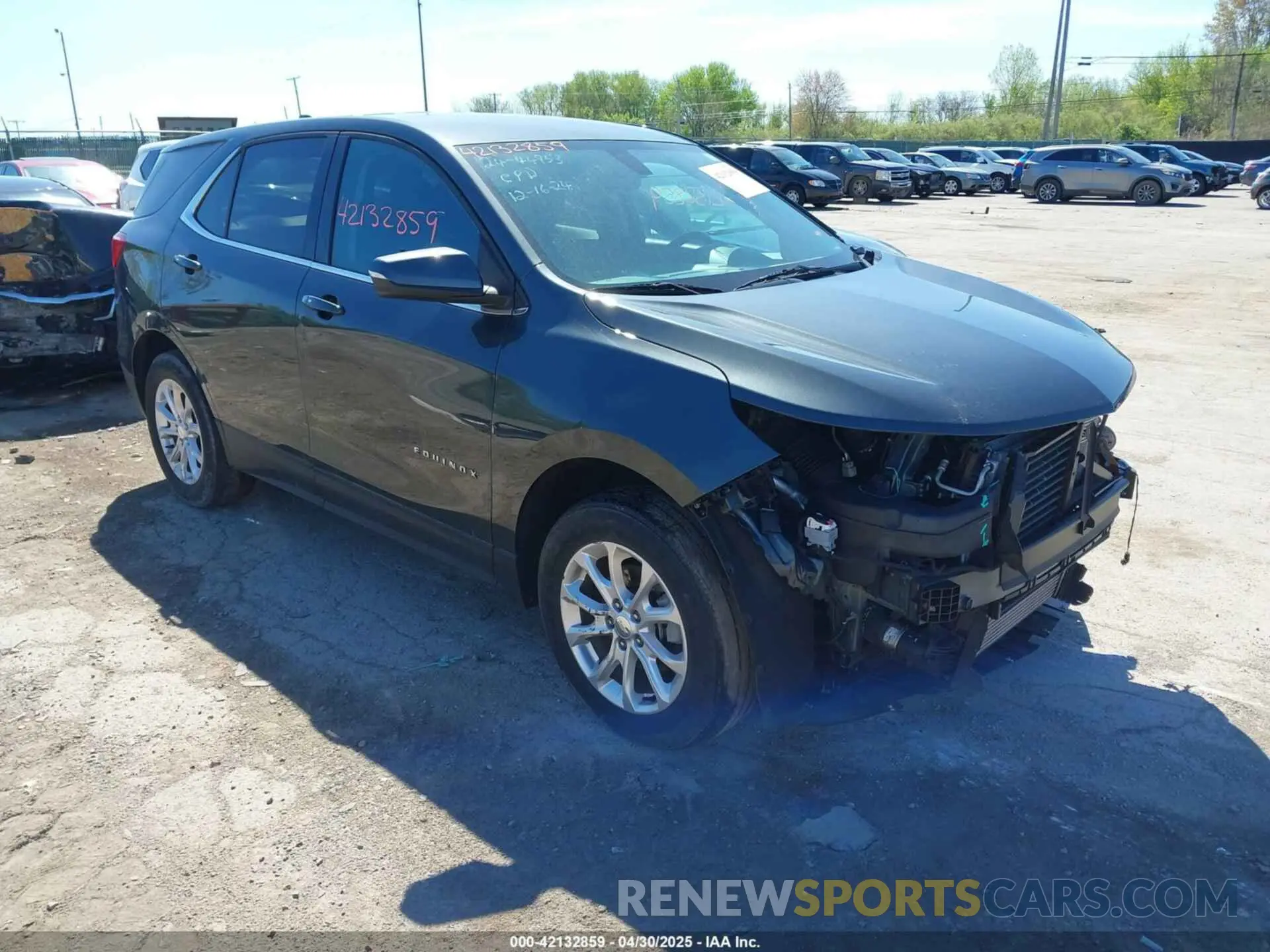 1 Photograph of a damaged car 3GNAXUEV5KS630093 CHEVROLET EQUINOX 2019