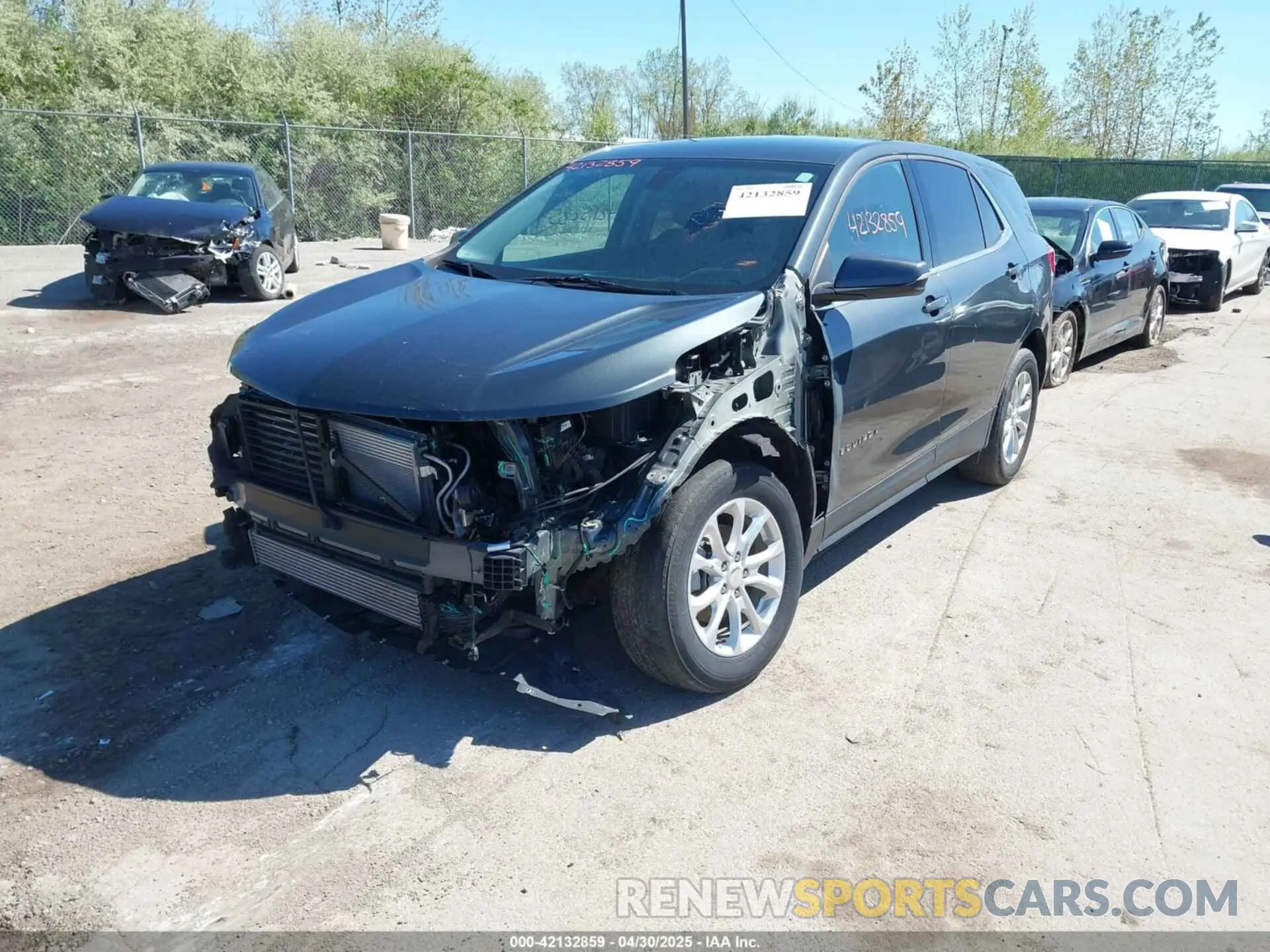 2 Photograph of a damaged car 3GNAXUEV5KS630093 CHEVROLET EQUINOX 2019