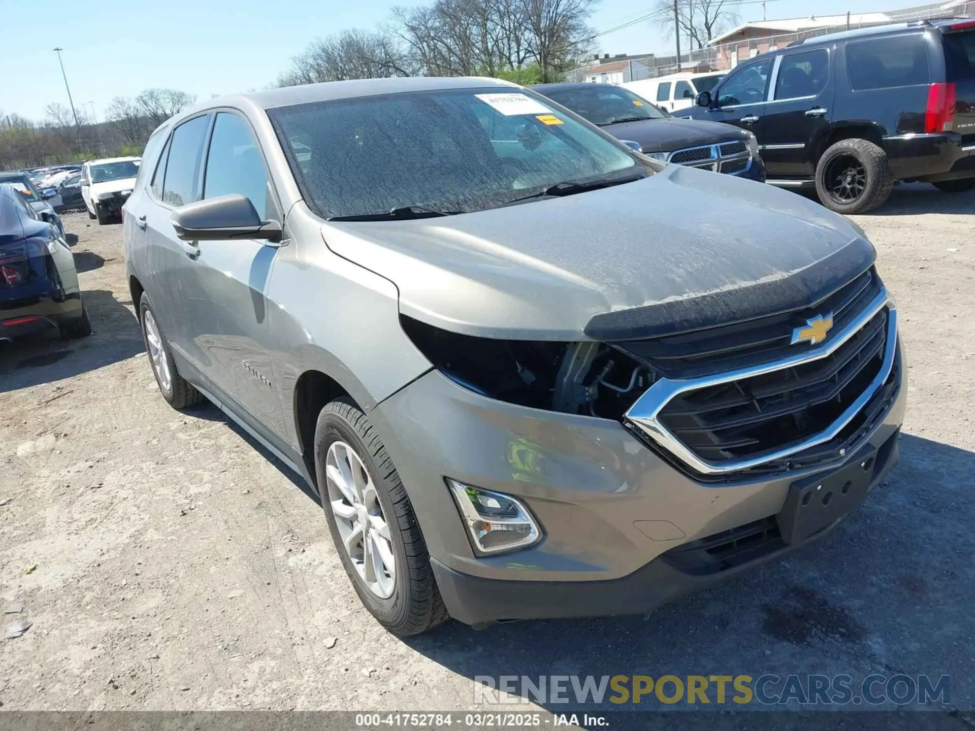 1 Photograph of a damaged car 3GNAXUEV6KS539754 CHEVROLET EQUINOX 2019