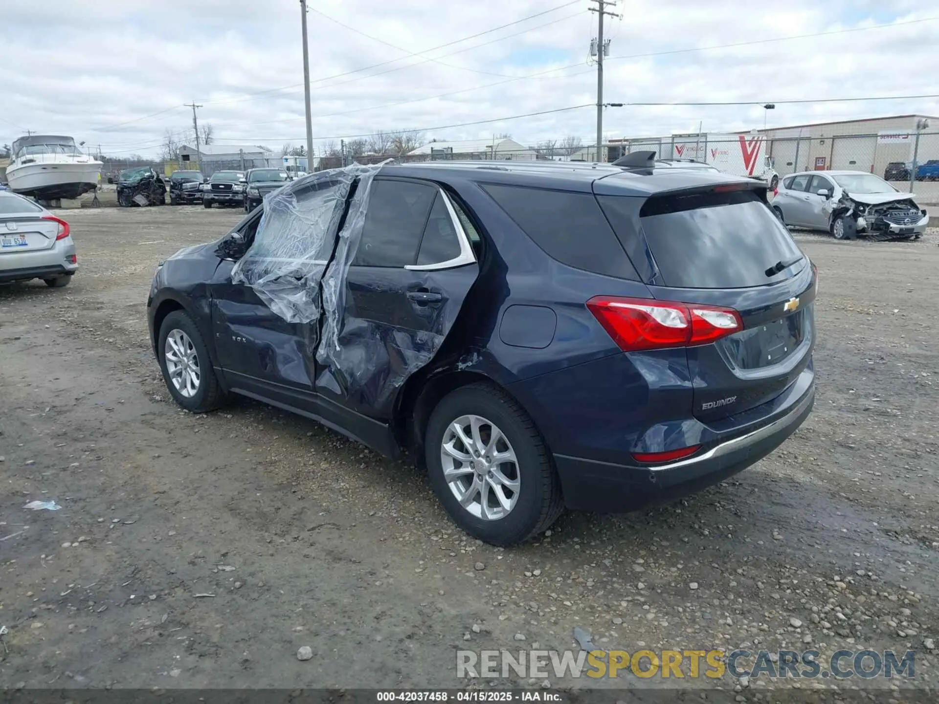 3 Photograph of a damaged car 3GNAXUEV6KS545960 CHEVROLET EQUINOX 2019
