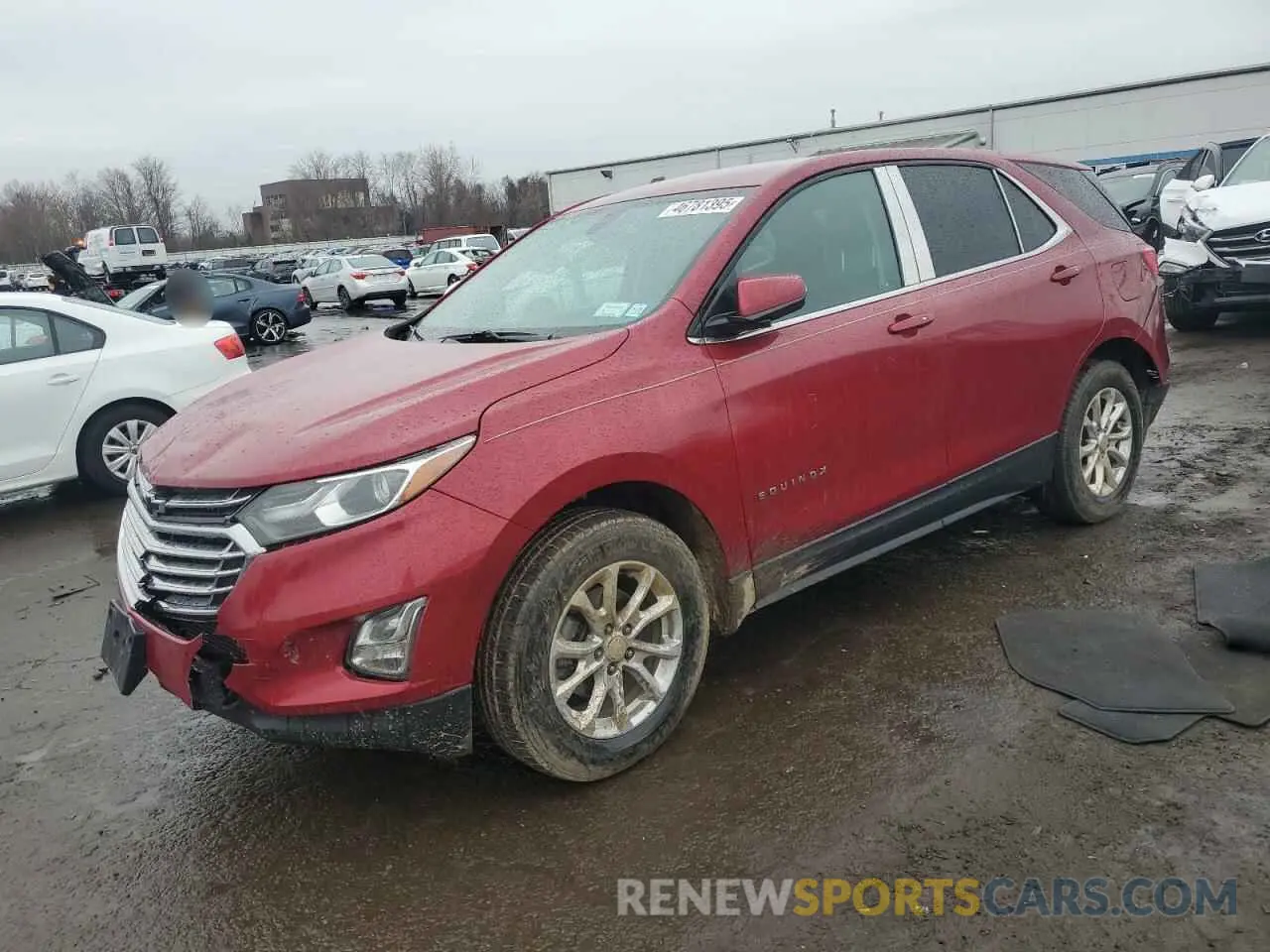1 Photograph of a damaged car 3GNAXUEV6KS591983 CHEVROLET EQUINOX 2019