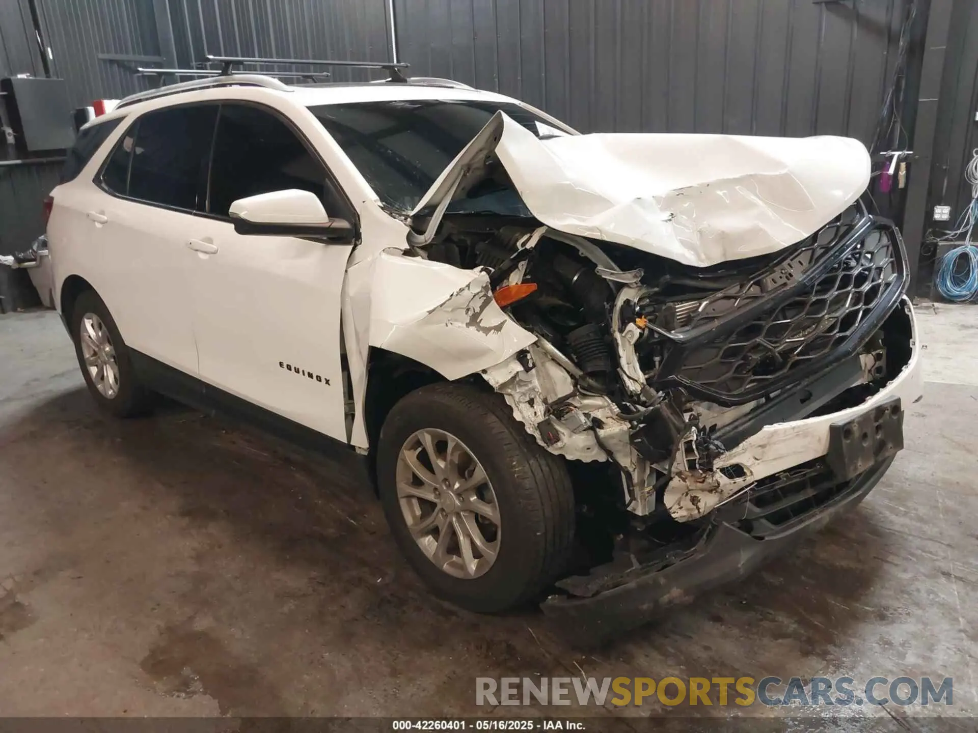 1 Photograph of a damaged car 3GNAXUEV6KS597900 CHEVROLET EQUINOX 2019