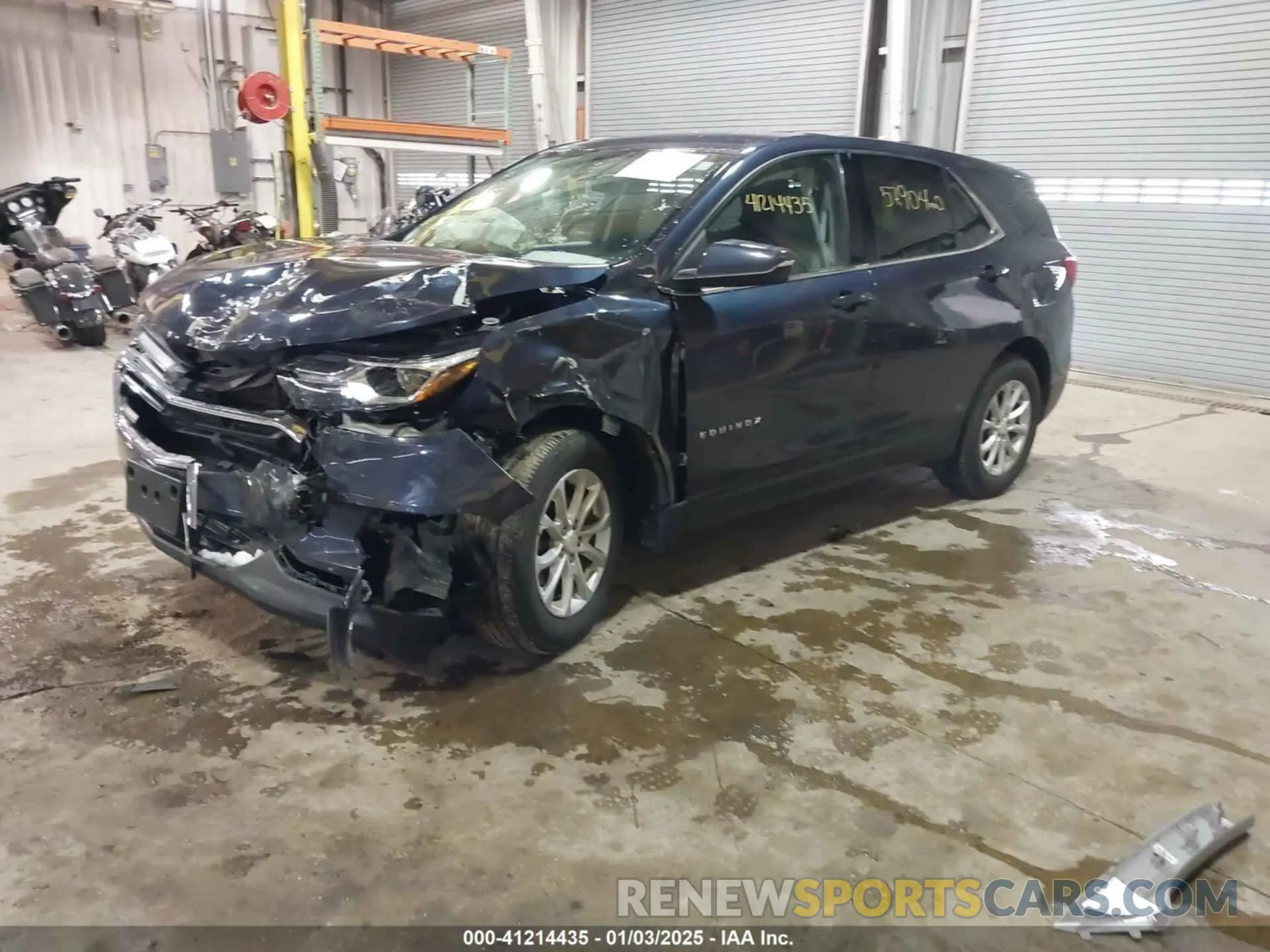 2 Photograph of a damaged car 3GNAXUEV7KL196155 CHEVROLET EQUINOX 2019