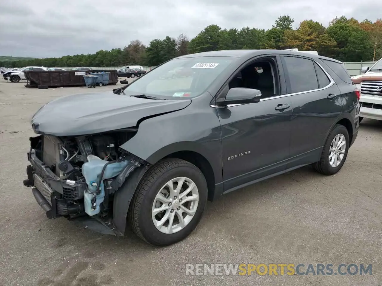 1 Photograph of a damaged car 3GNAXUEV7KS668361 CHEVROLET EQUINOX 2019