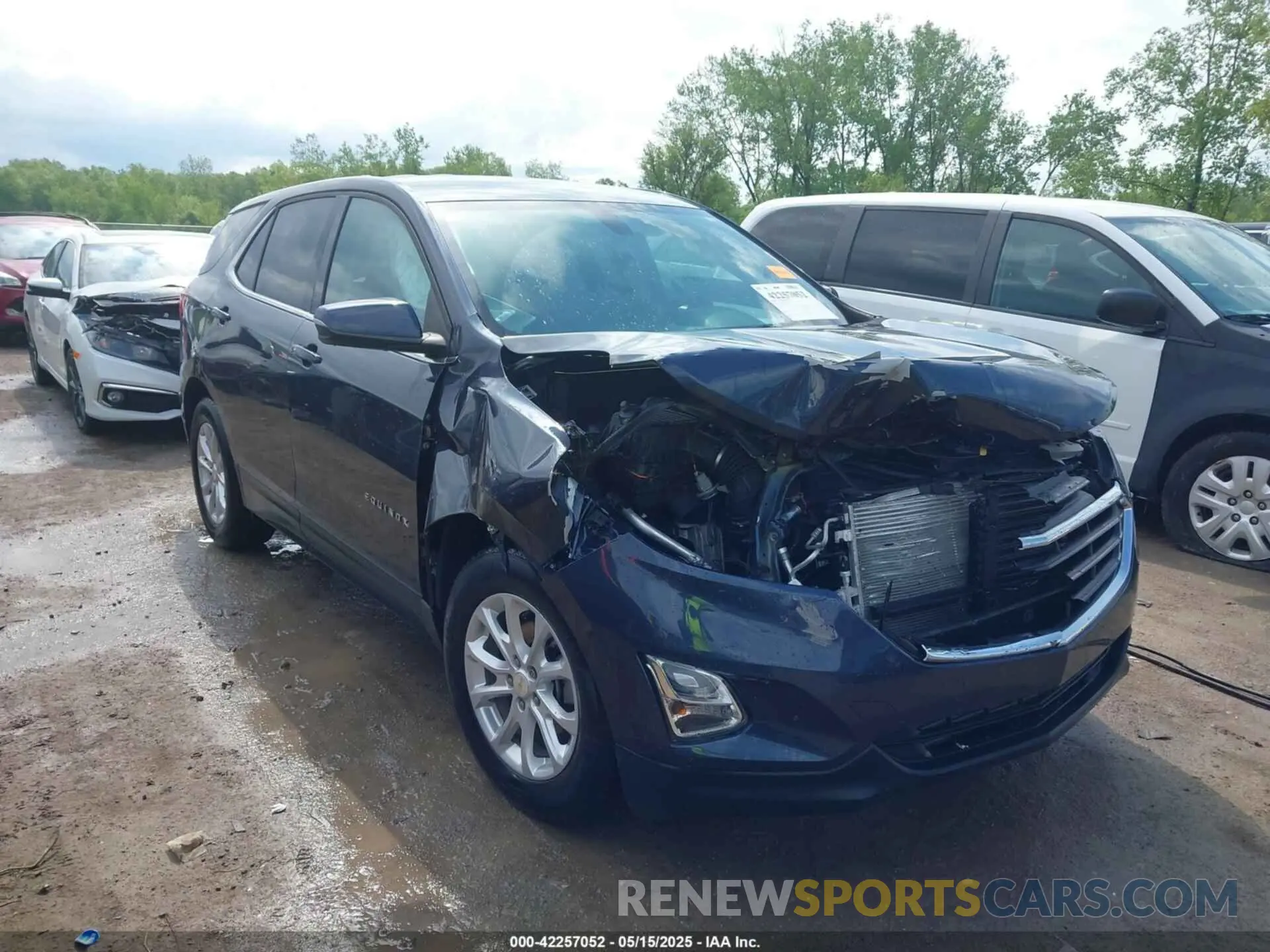 1 Photograph of a damaged car 3GNAXUEV8KS503869 CHEVROLET EQUINOX 2019
