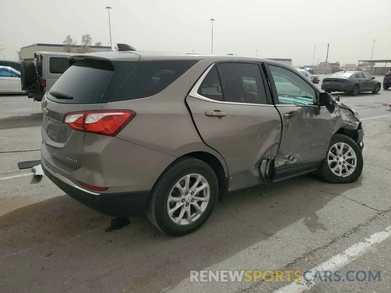 3 Photograph of a damaged car 3GNAXUEV8KS586557 CHEVROLET EQUINOX 2019