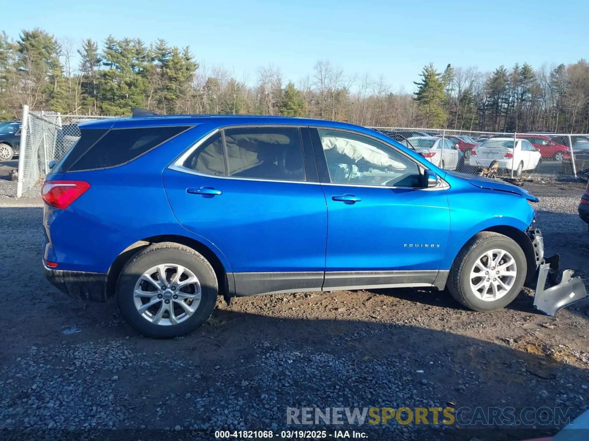 13 Photograph of a damaged car 3GNAXUEV9KS628184 CHEVROLET EQUINOX 2019