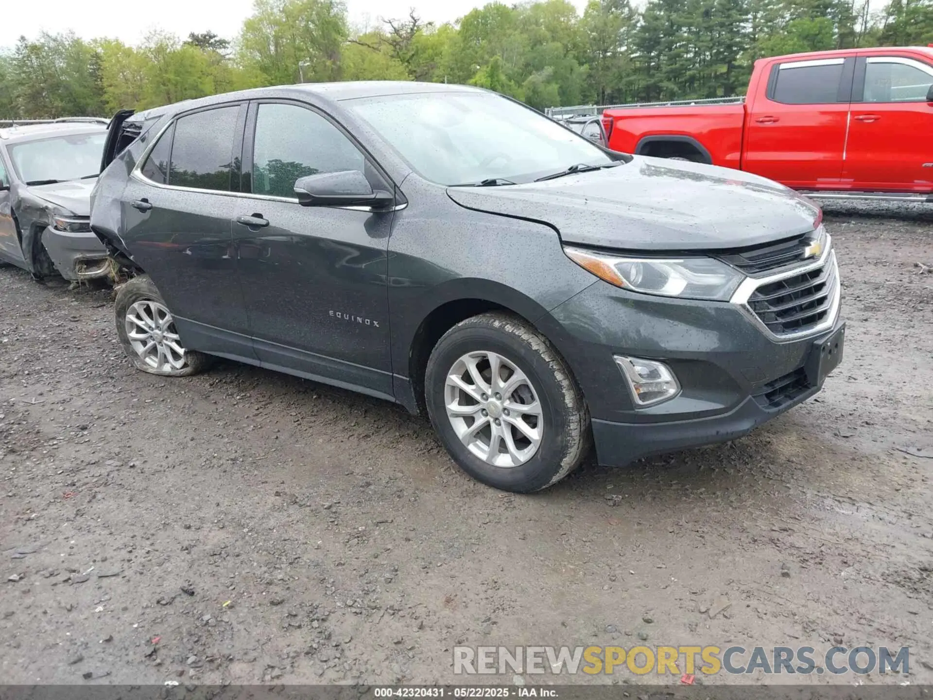 1 Photograph of a damaged car 3GNAXUEVXKL219346 CHEVROLET EQUINOX 2019