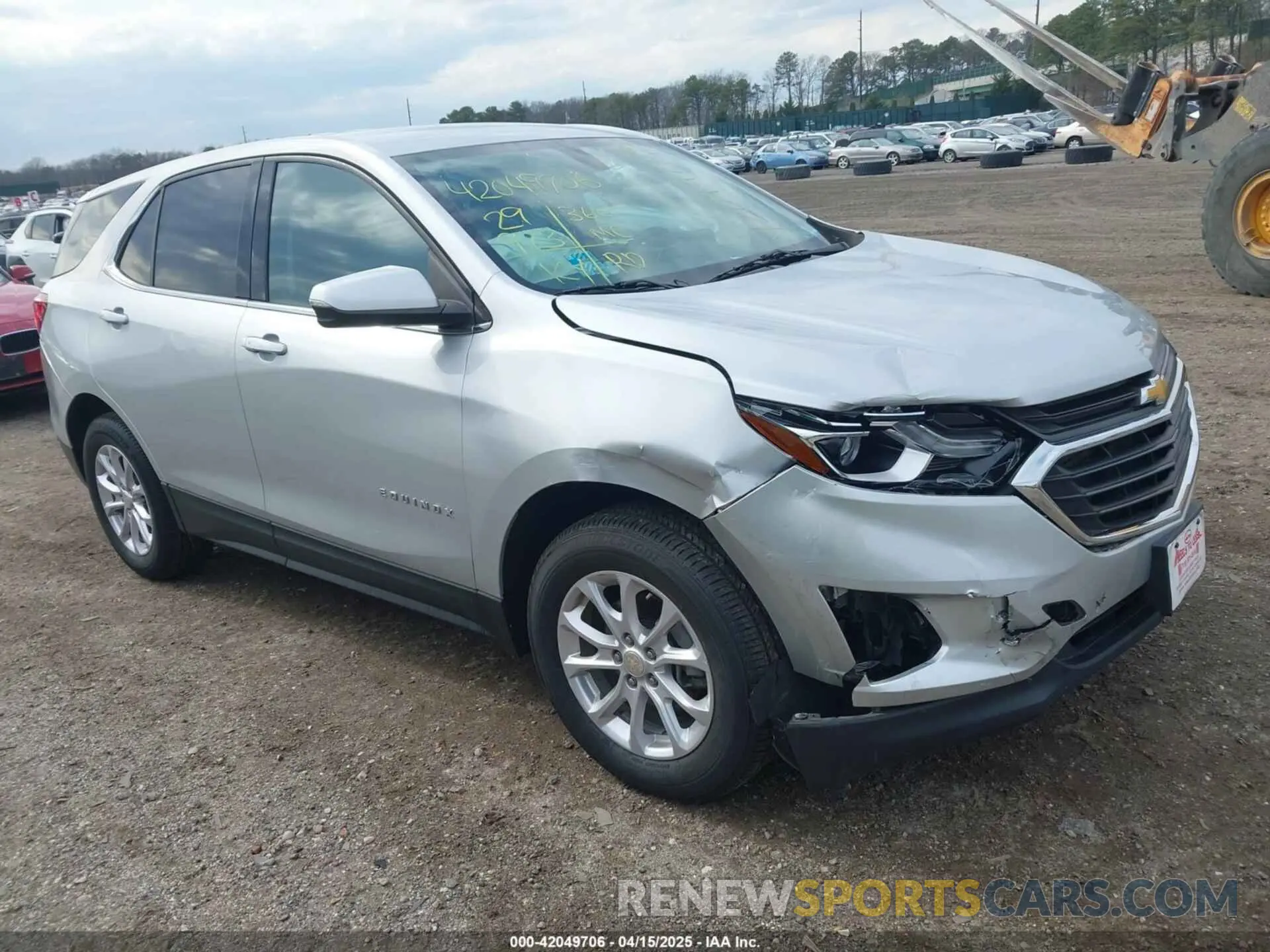 1 Photograph of a damaged car 3GNAXUEVXKL358893 CHEVROLET EQUINOX 2019