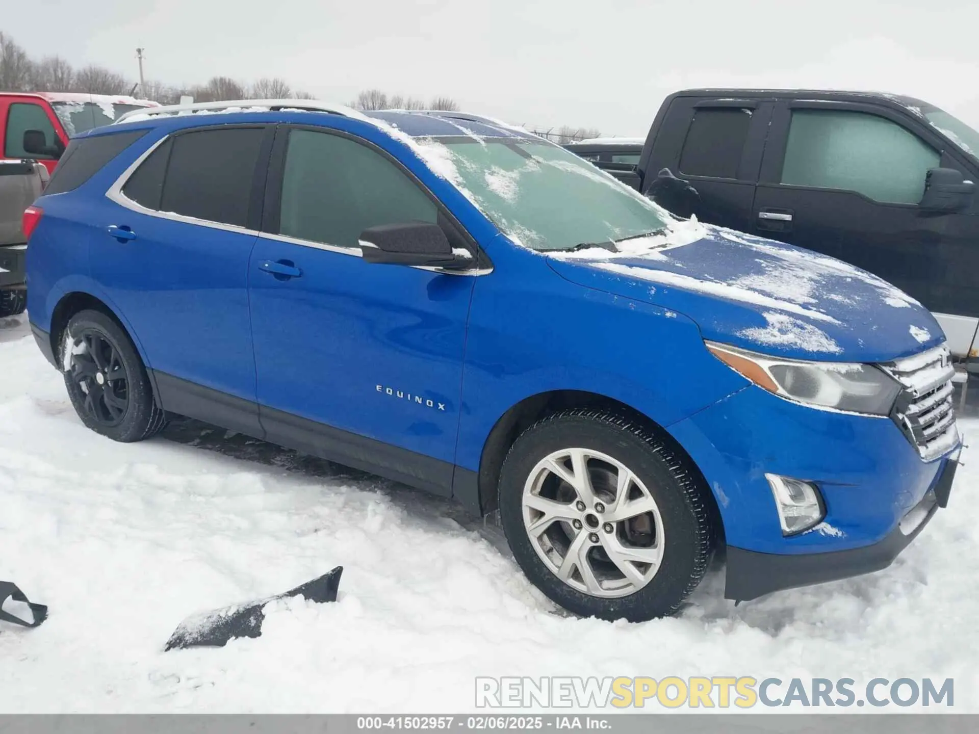 1 Photograph of a damaged car 3GNAXVEX2KS551262 CHEVROLET EQUINOX 2019