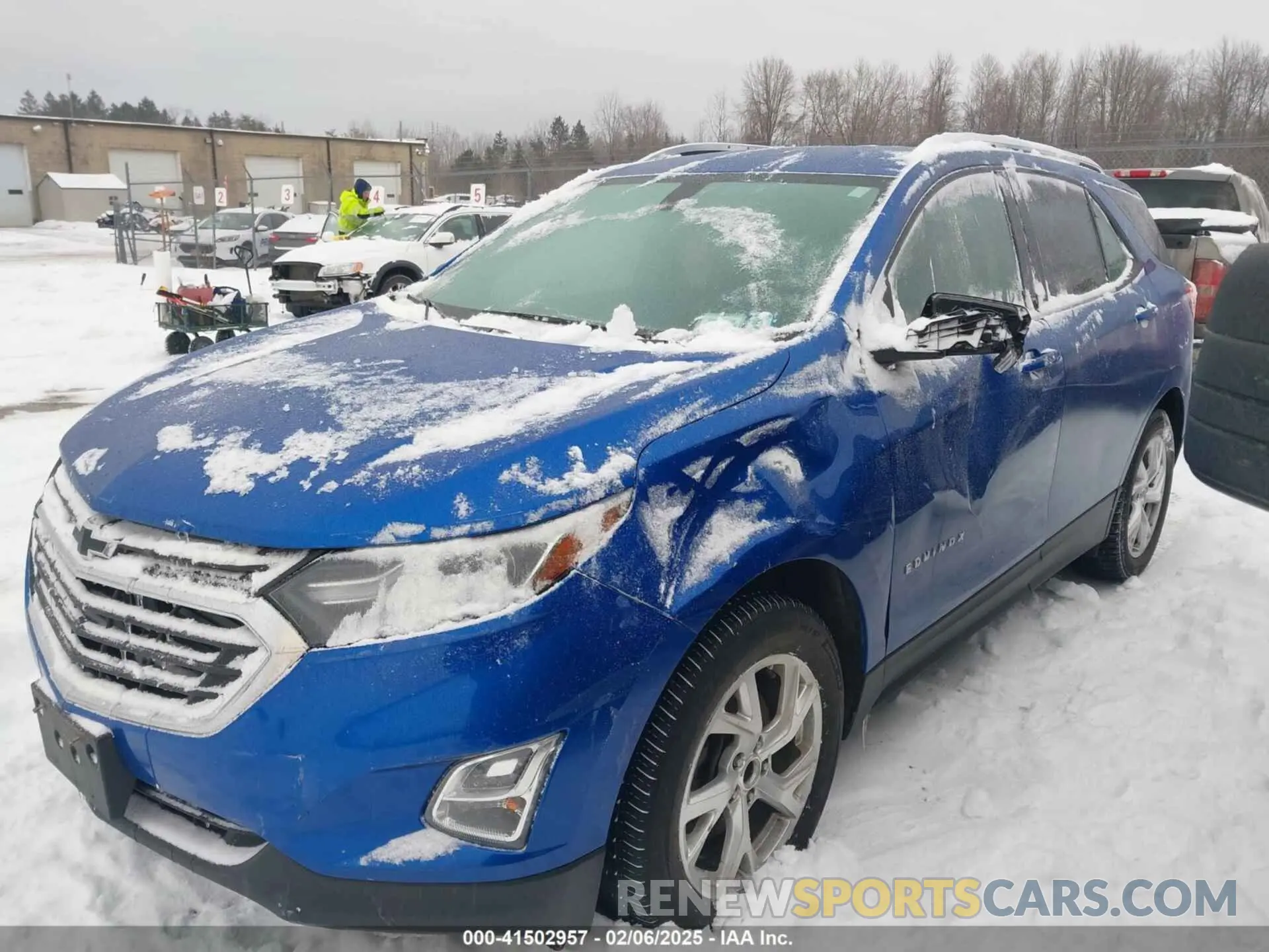 2 Photograph of a damaged car 3GNAXVEX2KS551262 CHEVROLET EQUINOX 2019