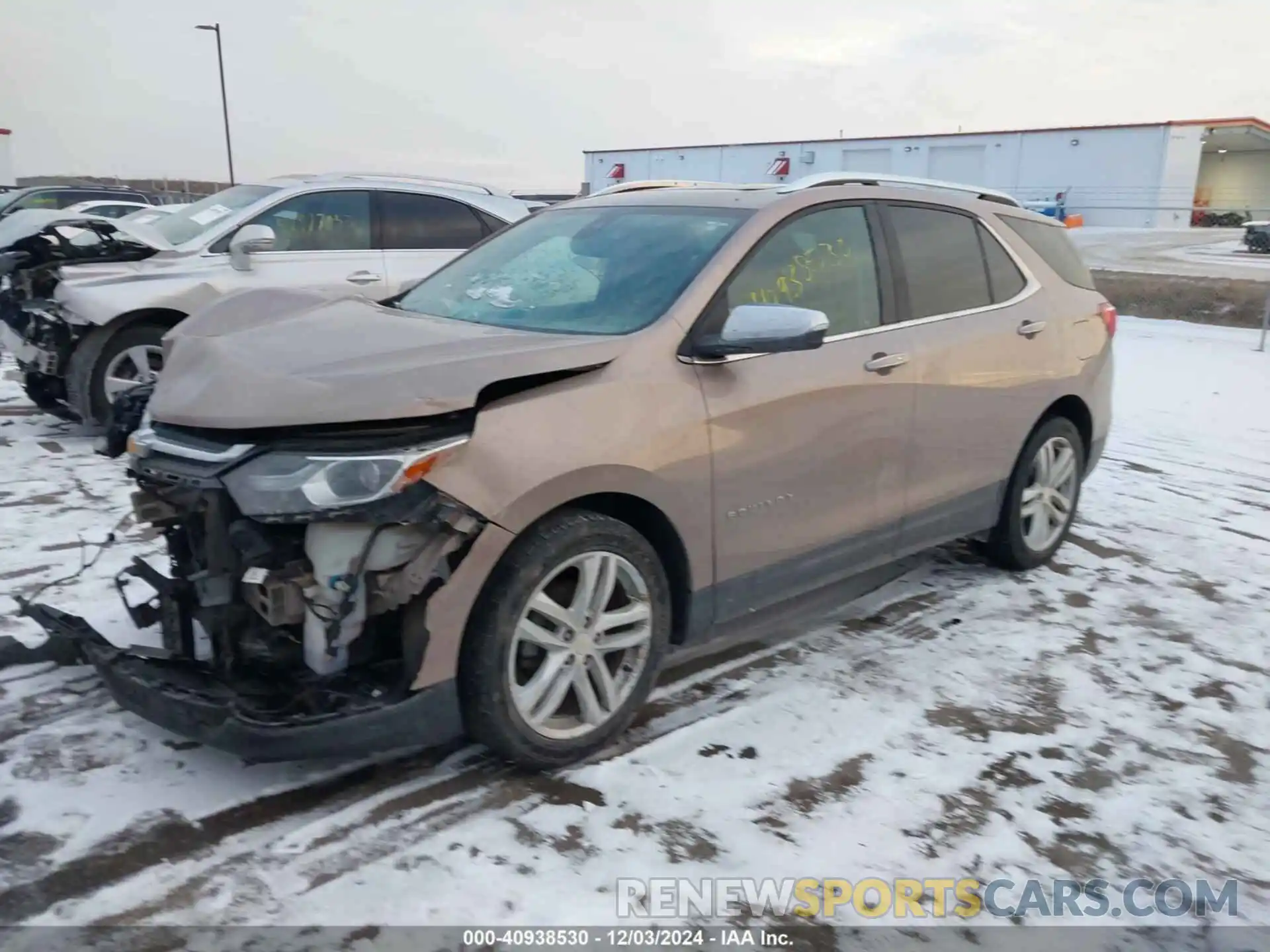 2 Photograph of a damaged car 3GNAXXEV0KL101968 CHEVROLET EQUINOX 2019