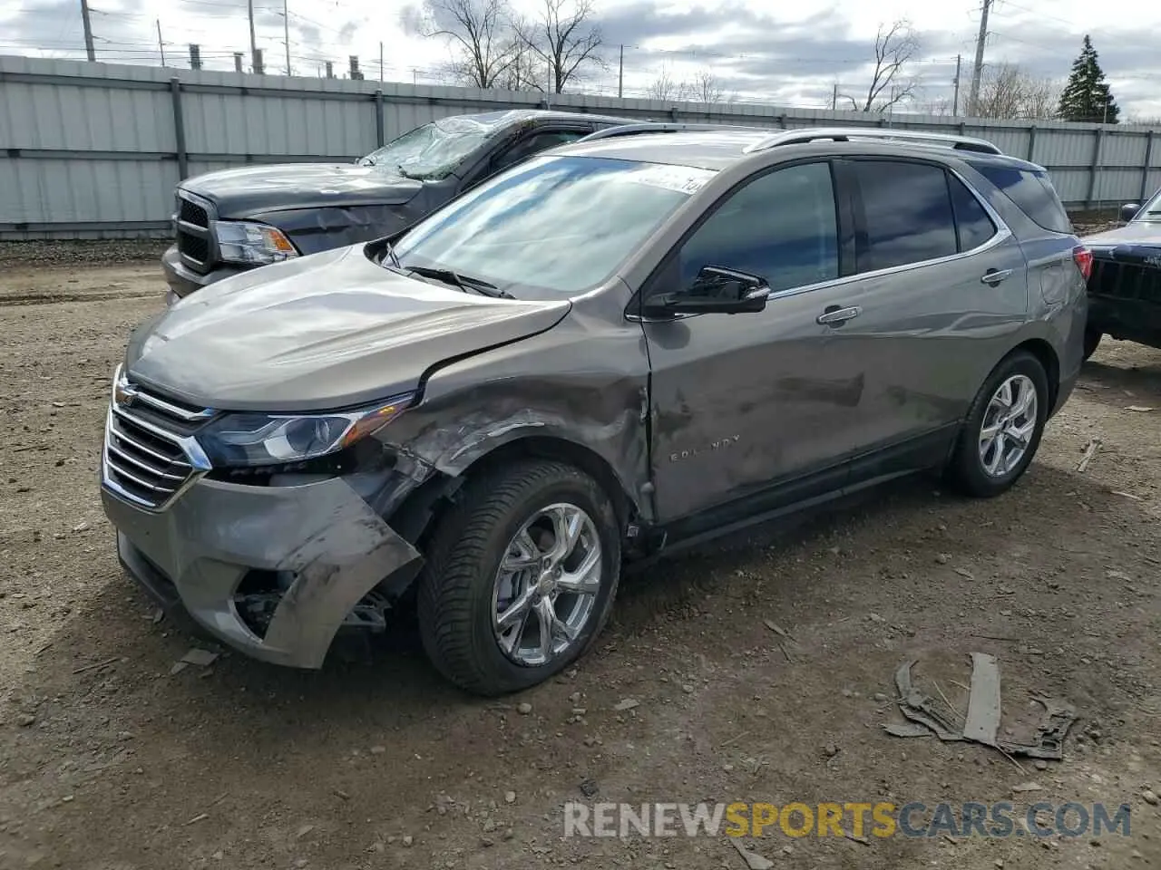 1 Photograph of a damaged car 3GNAXXEV2KS539767 CHEVROLET EQUINOX 2019
