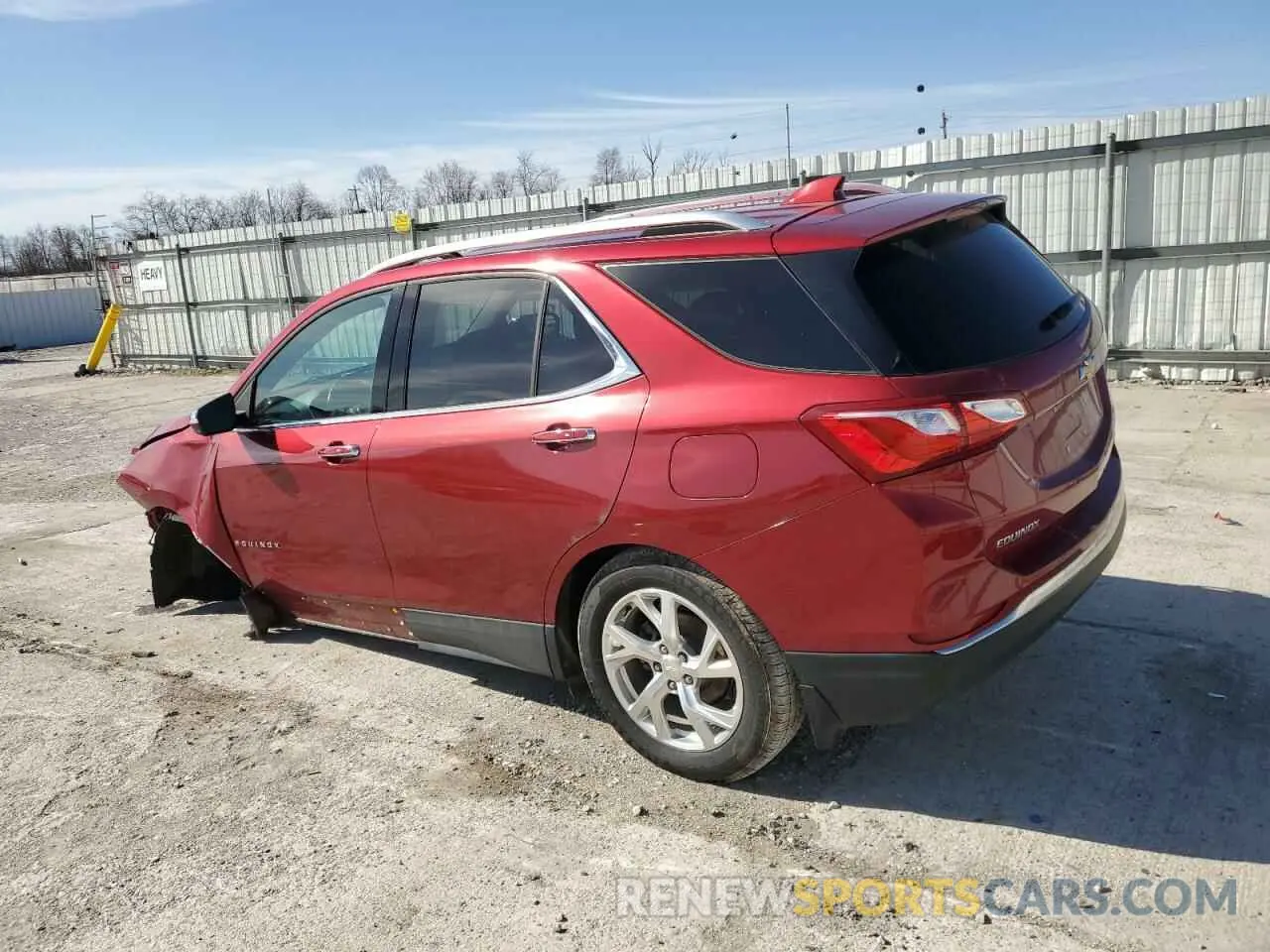 2 Photograph of a damaged car 3GNAXXEV4KS619149 CHEVROLET EQUINOX 2019