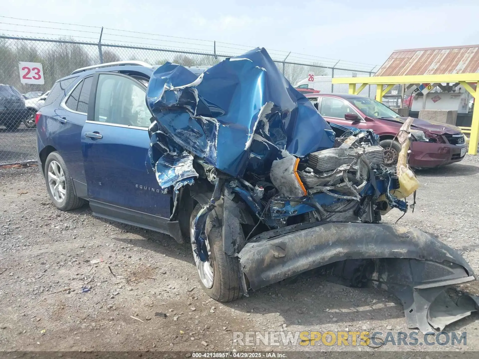 1 Photograph of a damaged car 3GNAXXEV9KL375475 CHEVROLET EQUINOX 2019