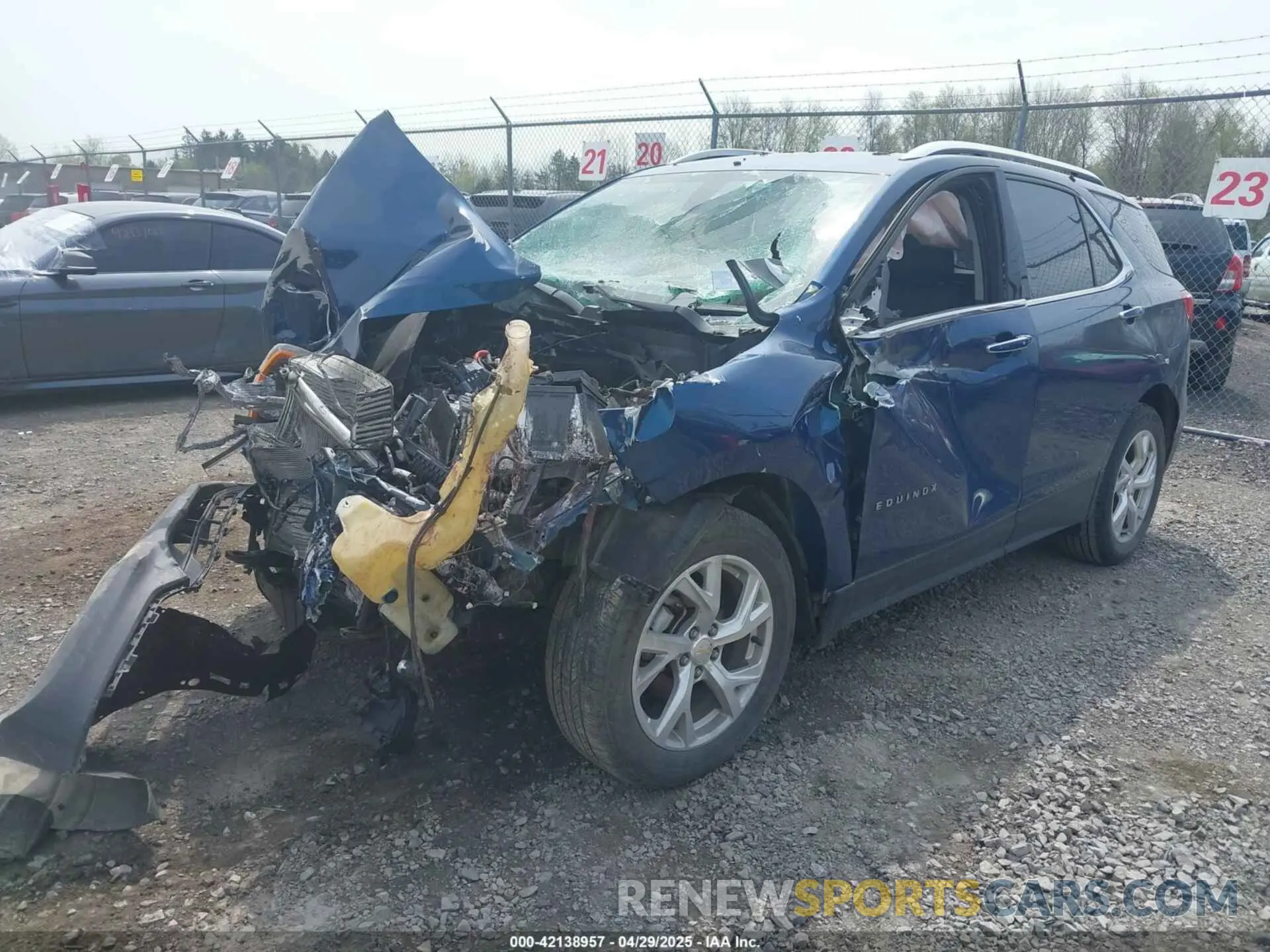 2 Photograph of a damaged car 3GNAXXEV9KL375475 CHEVROLET EQUINOX 2019