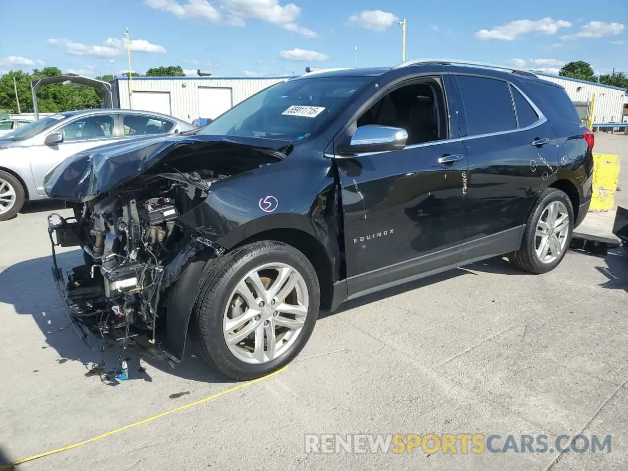 1 Photograph of a damaged car 3GNAXYEX1KL353039 CHEVROLET EQUINOX 2019