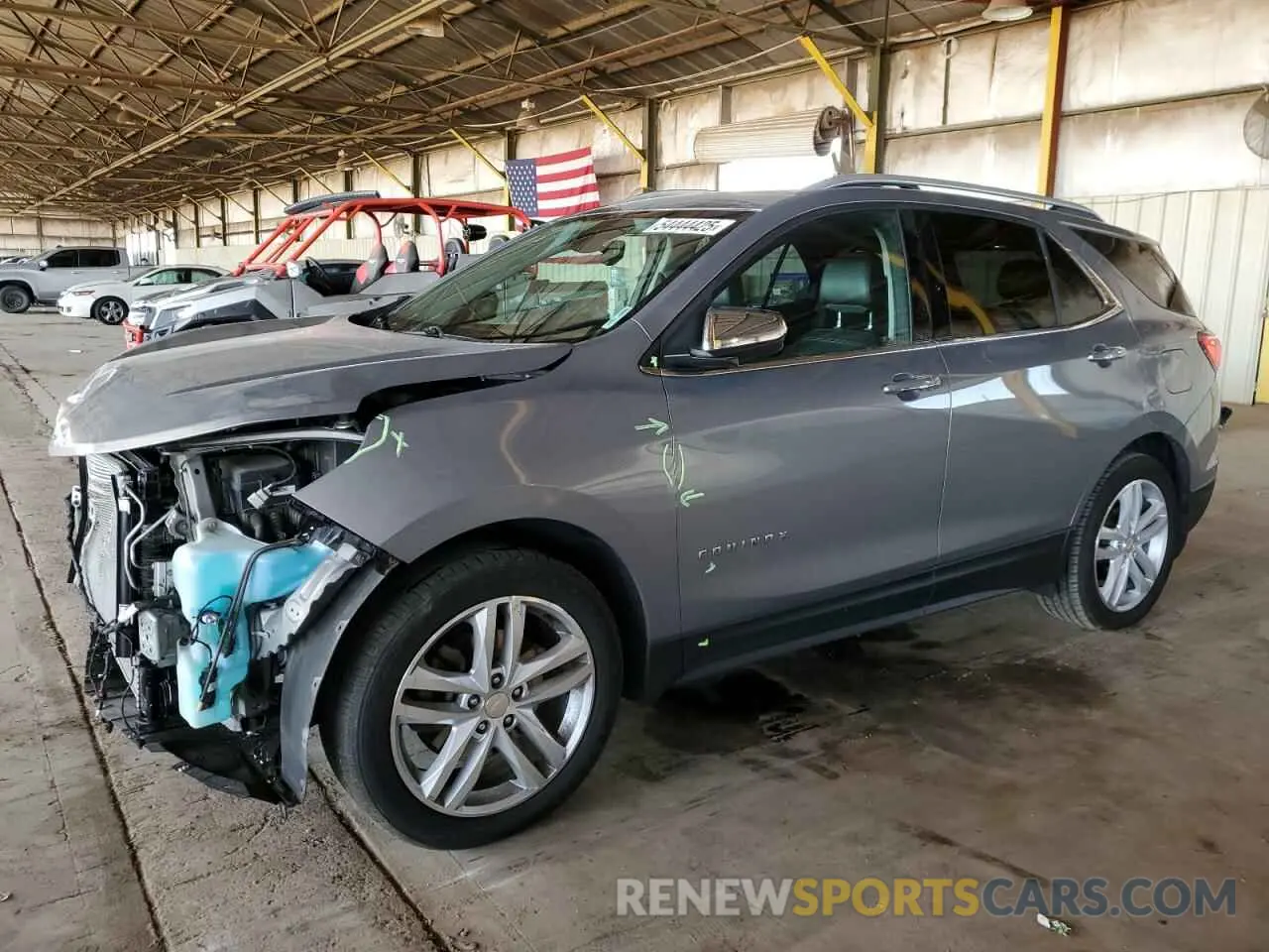 1 Photograph of a damaged car 3GNAXYEX3KS555824 CHEVROLET EQUINOX 2019