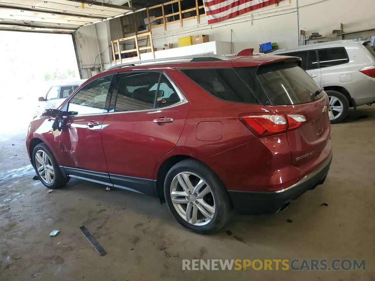 2 Photograph of a damaged car 3GNAXYEX7KL210371 CHEVROLET EQUINOX 2019