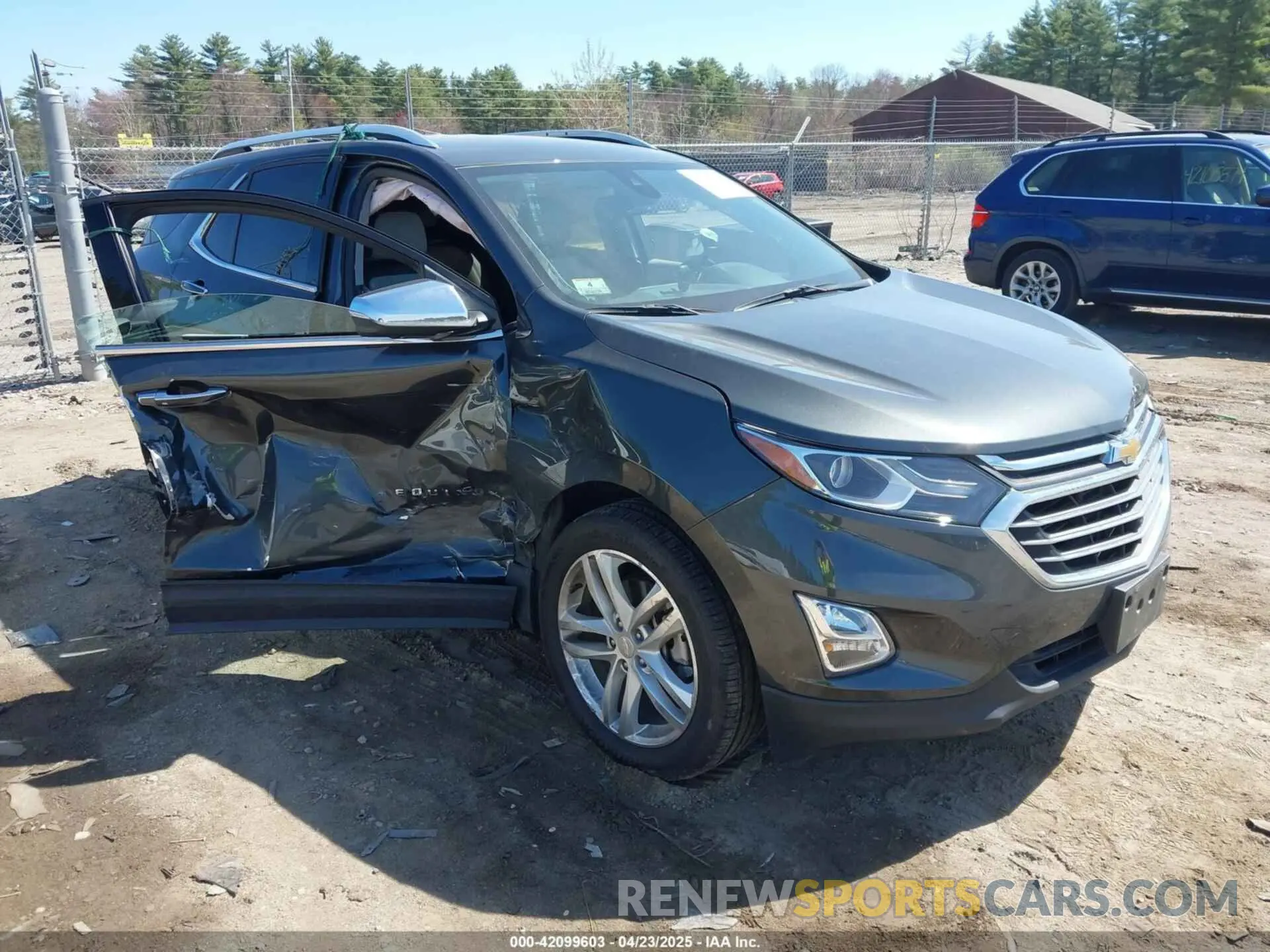 1 Photograph of a damaged car 3GNAXYEX8KS658334 CHEVROLET EQUINOX 2019